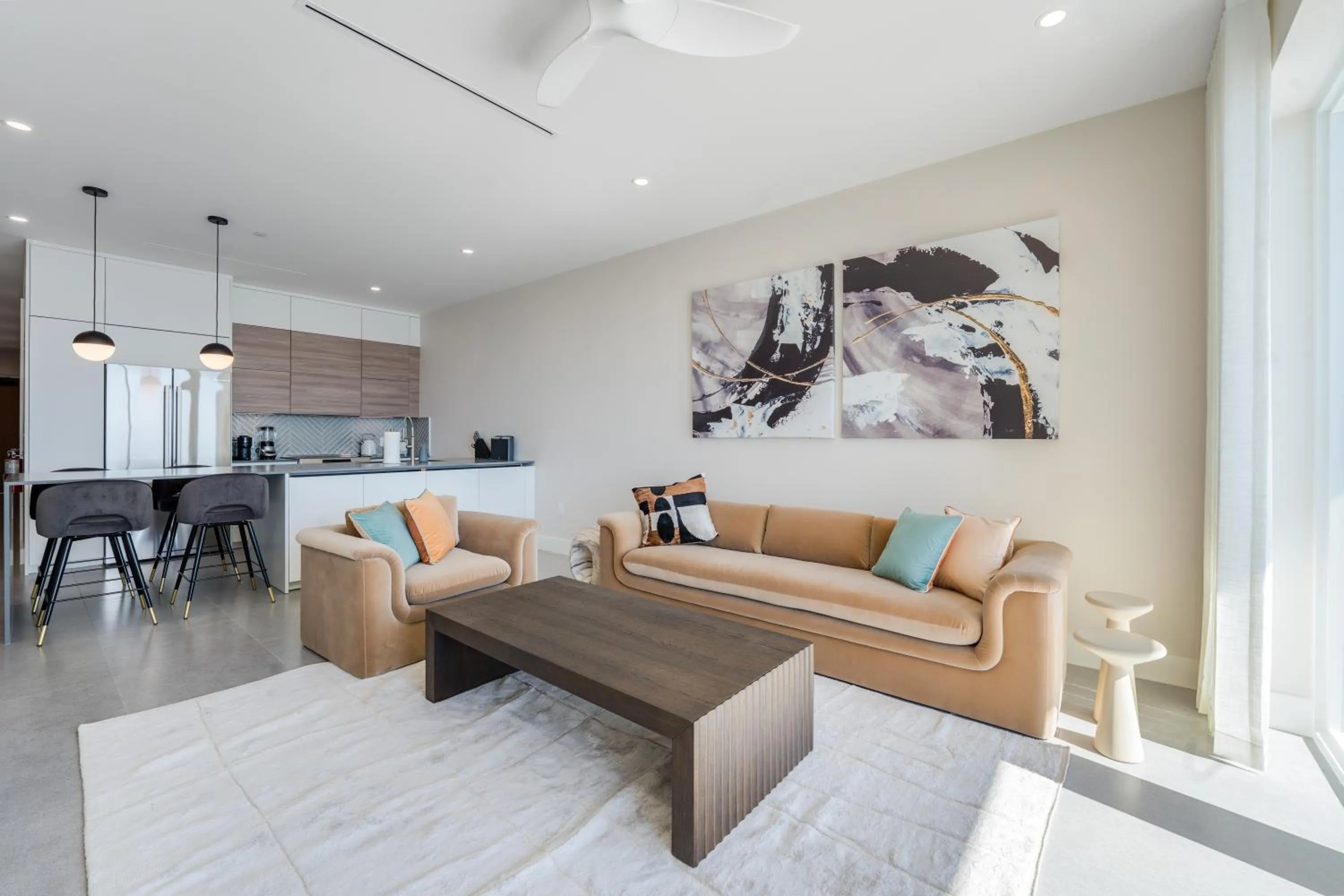 Living room in Point West Premier Rentals