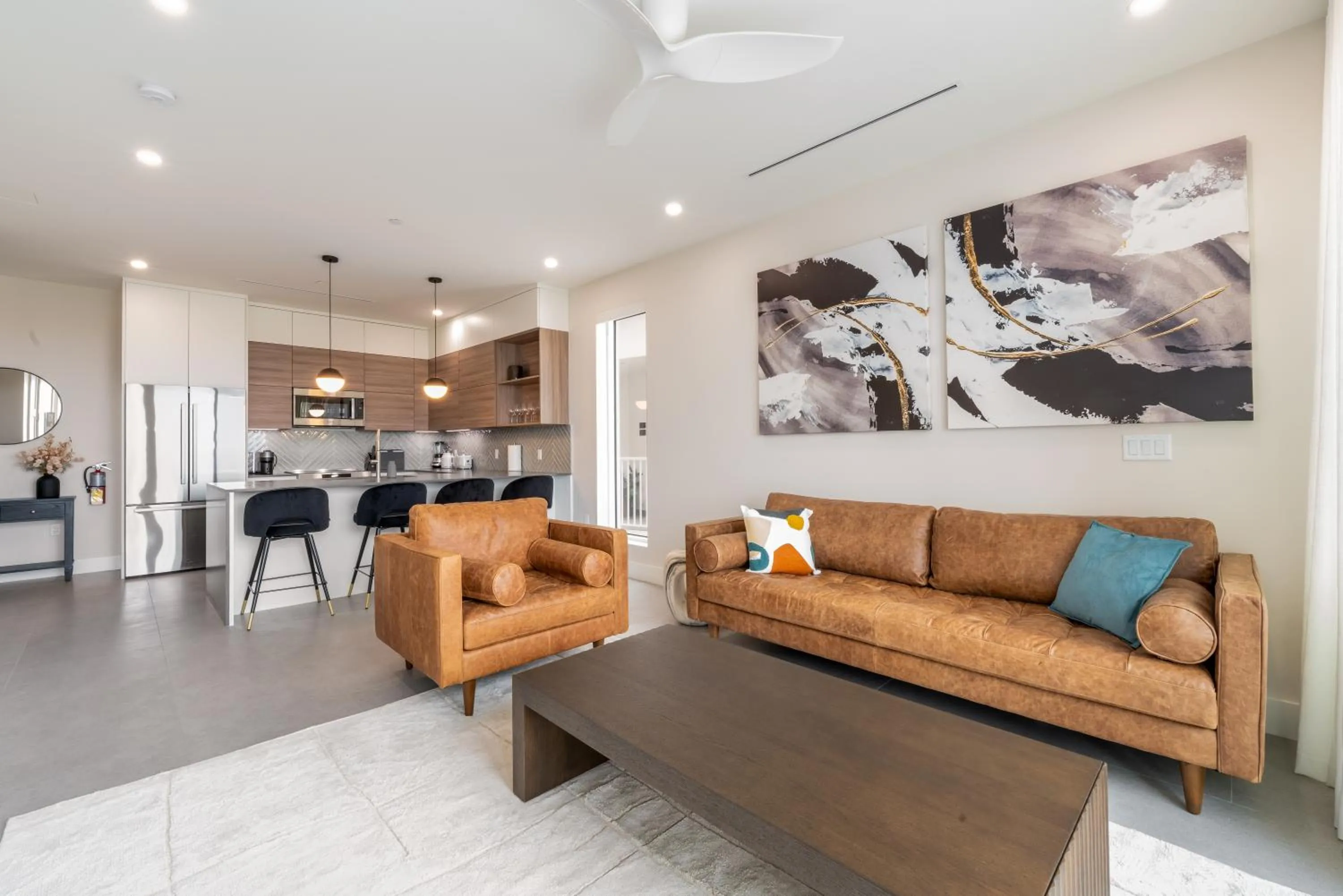 Living room in Point West Premier Rentals