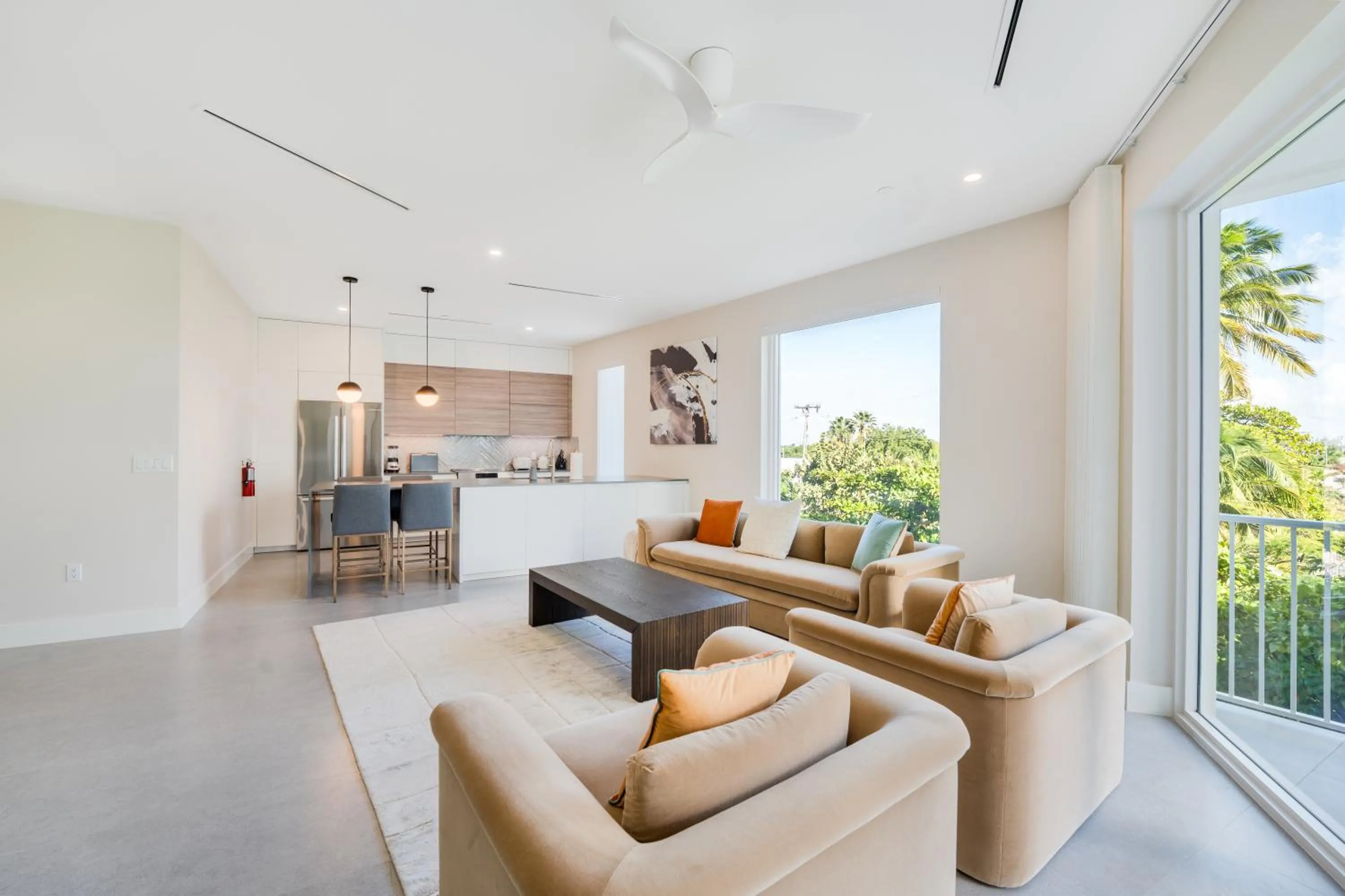 Living room in Point West Premier Rentals