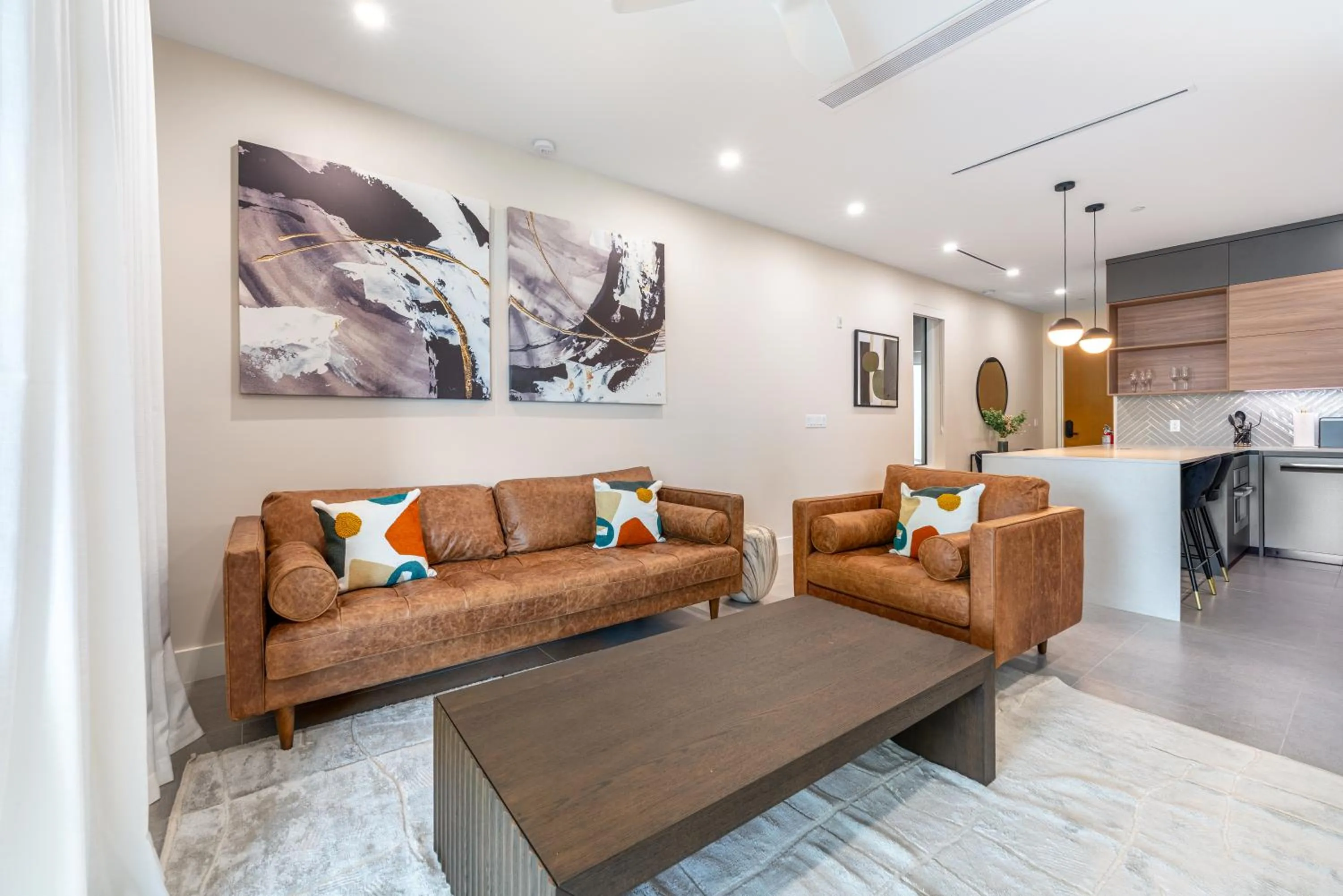 Living room in Point West Premier Rentals
