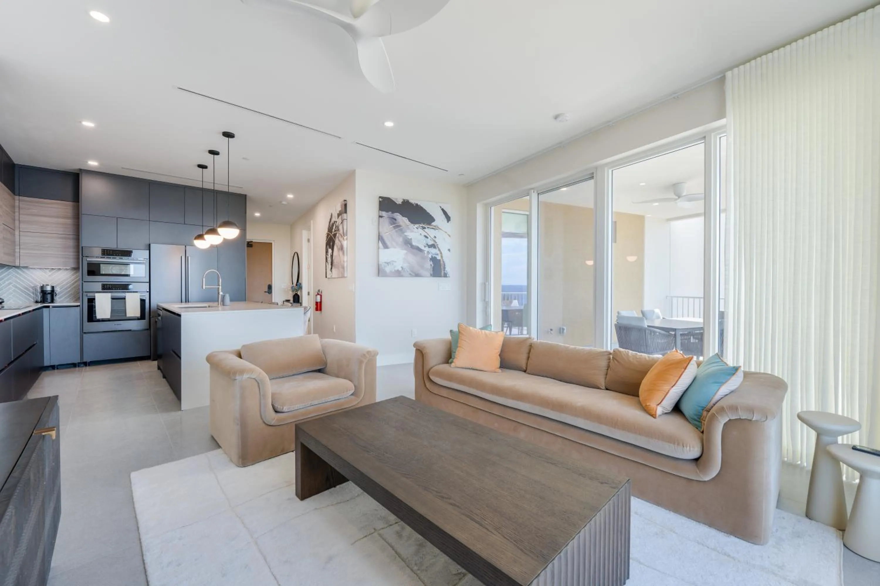 Living room in Point West Premier Rentals