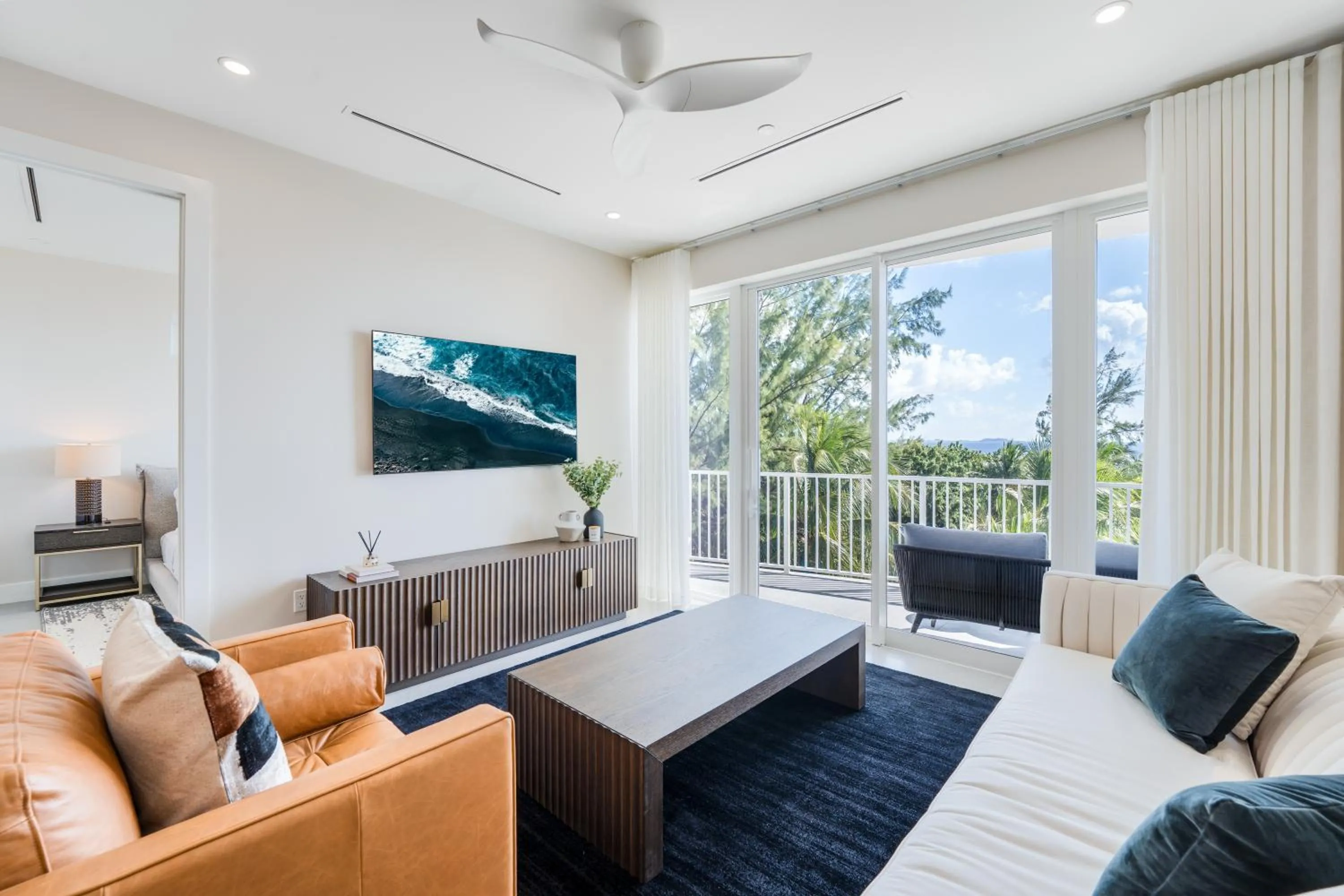 Living room in Point West Premier Rentals