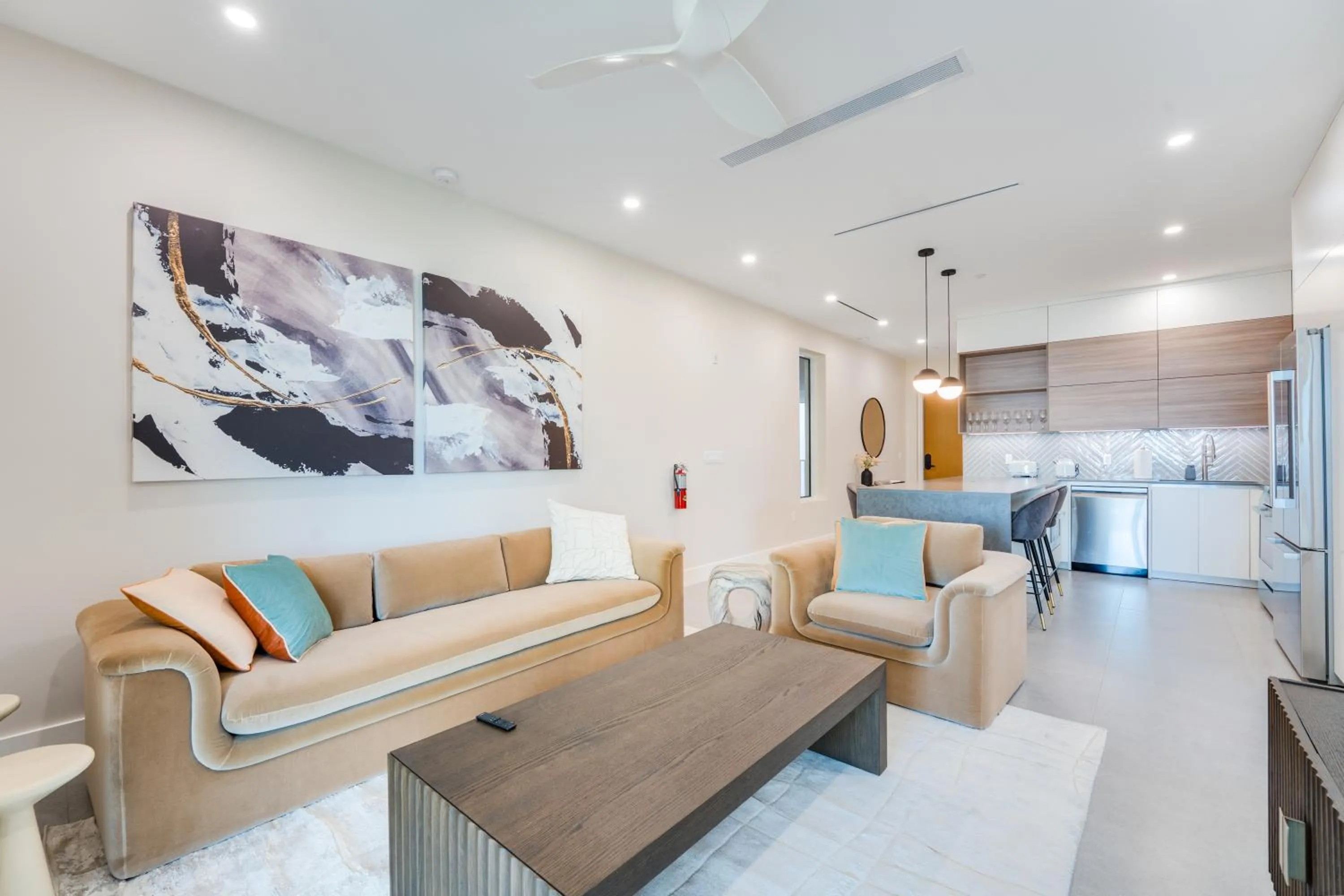 Living room in Point West Premier Rentals