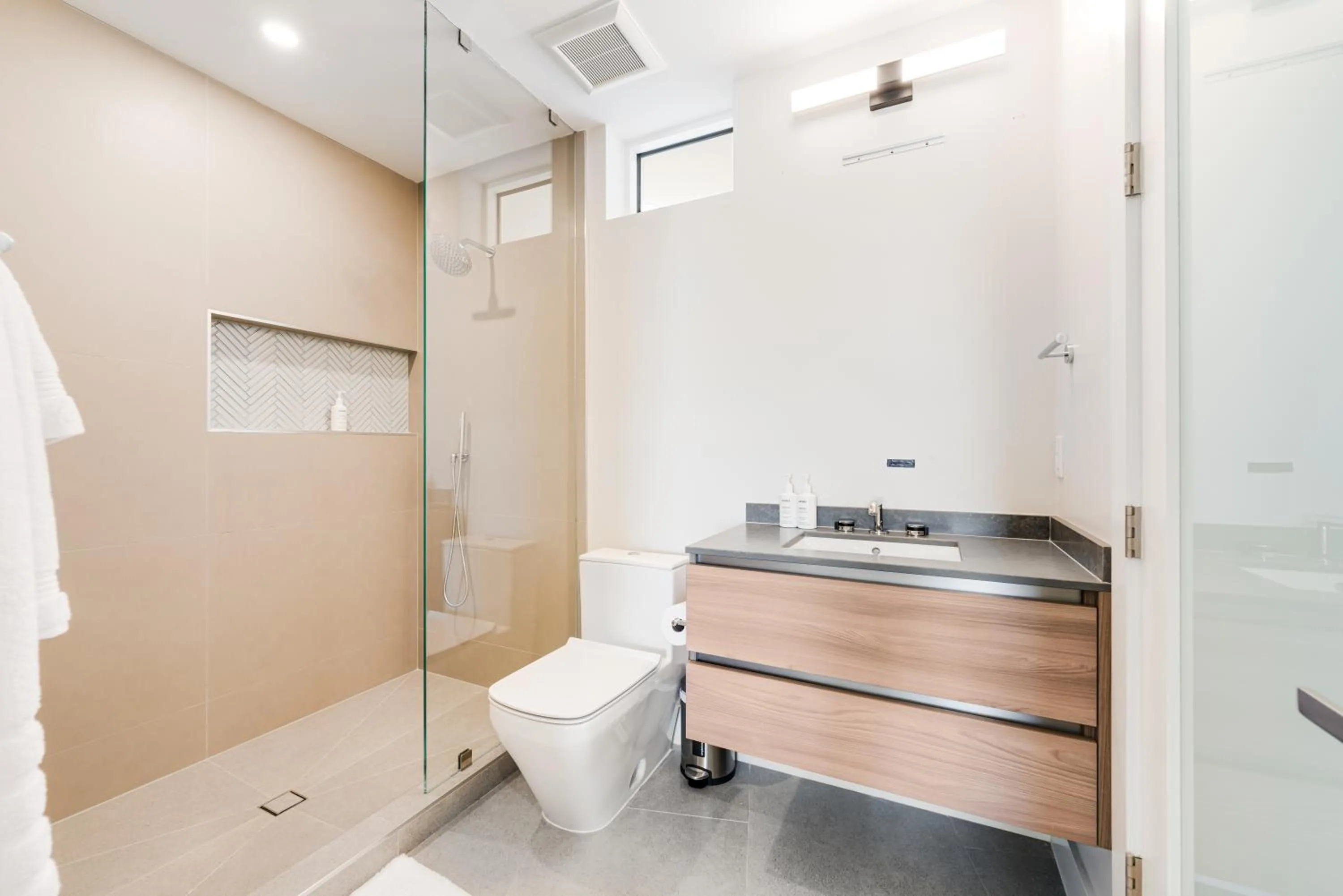 Shower in Point West Premier Rentals