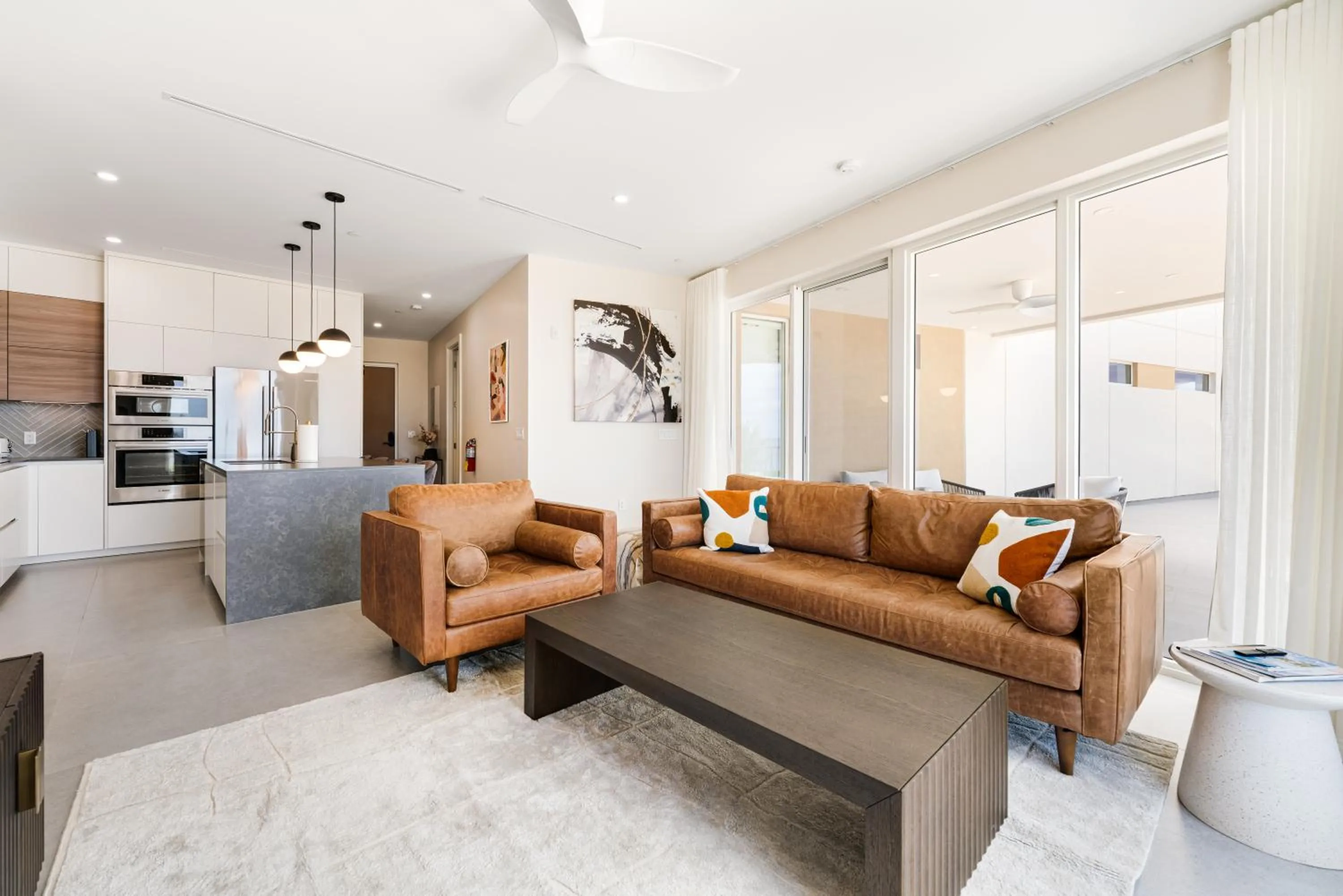 Living room in Point West Premier Rentals