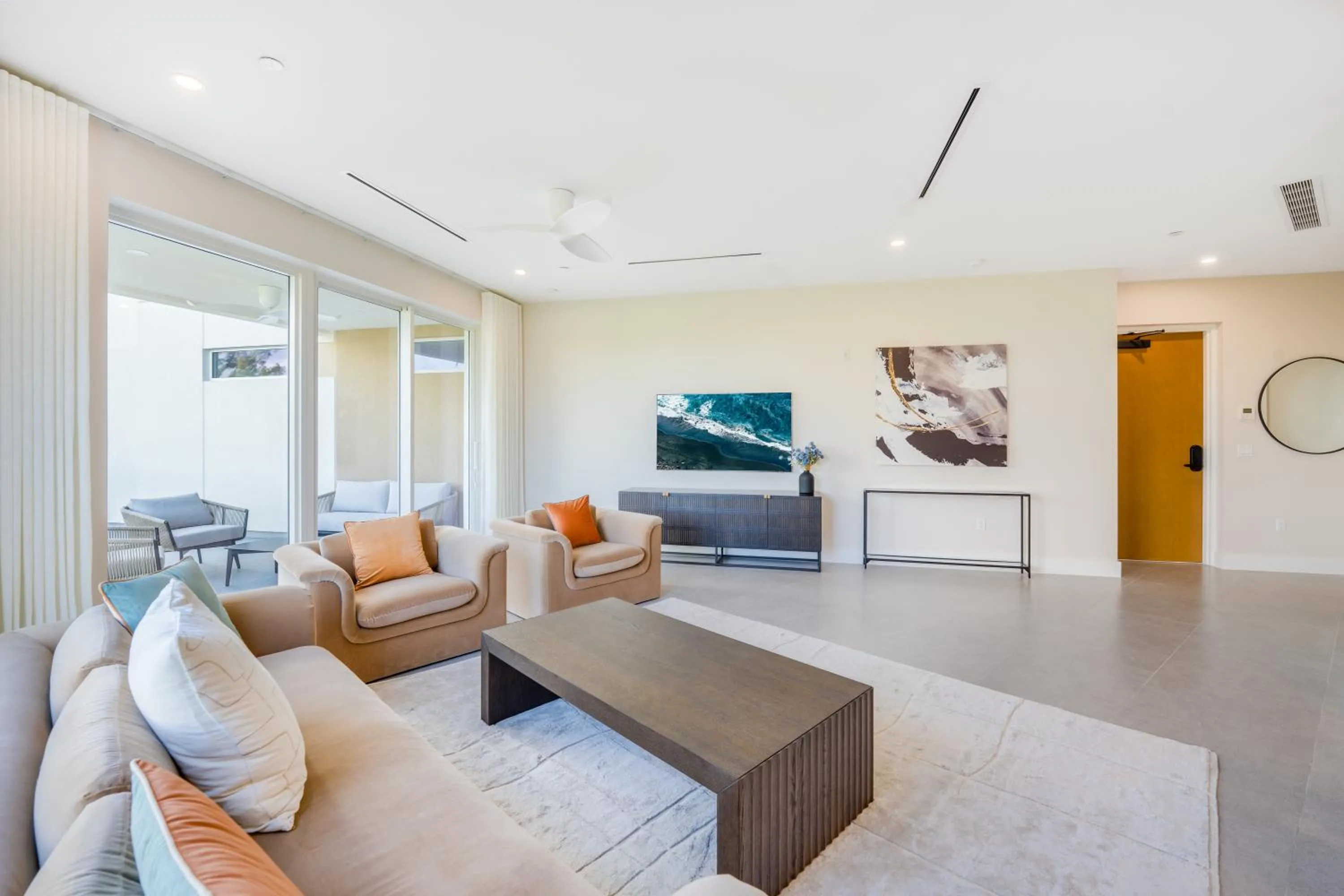 Living room in Point West Premier Rentals