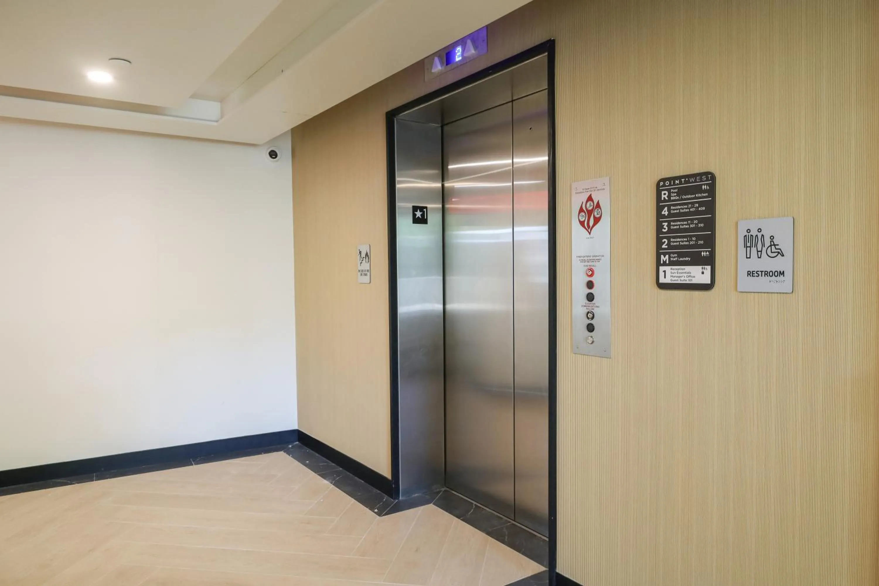 elevator in Point West Premier Rentals