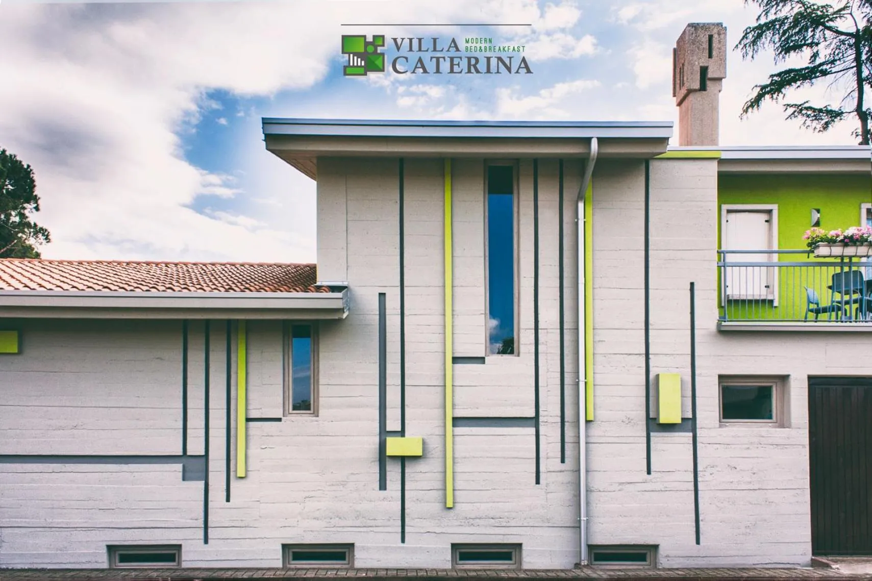Facade/entrance in Villa Caterina