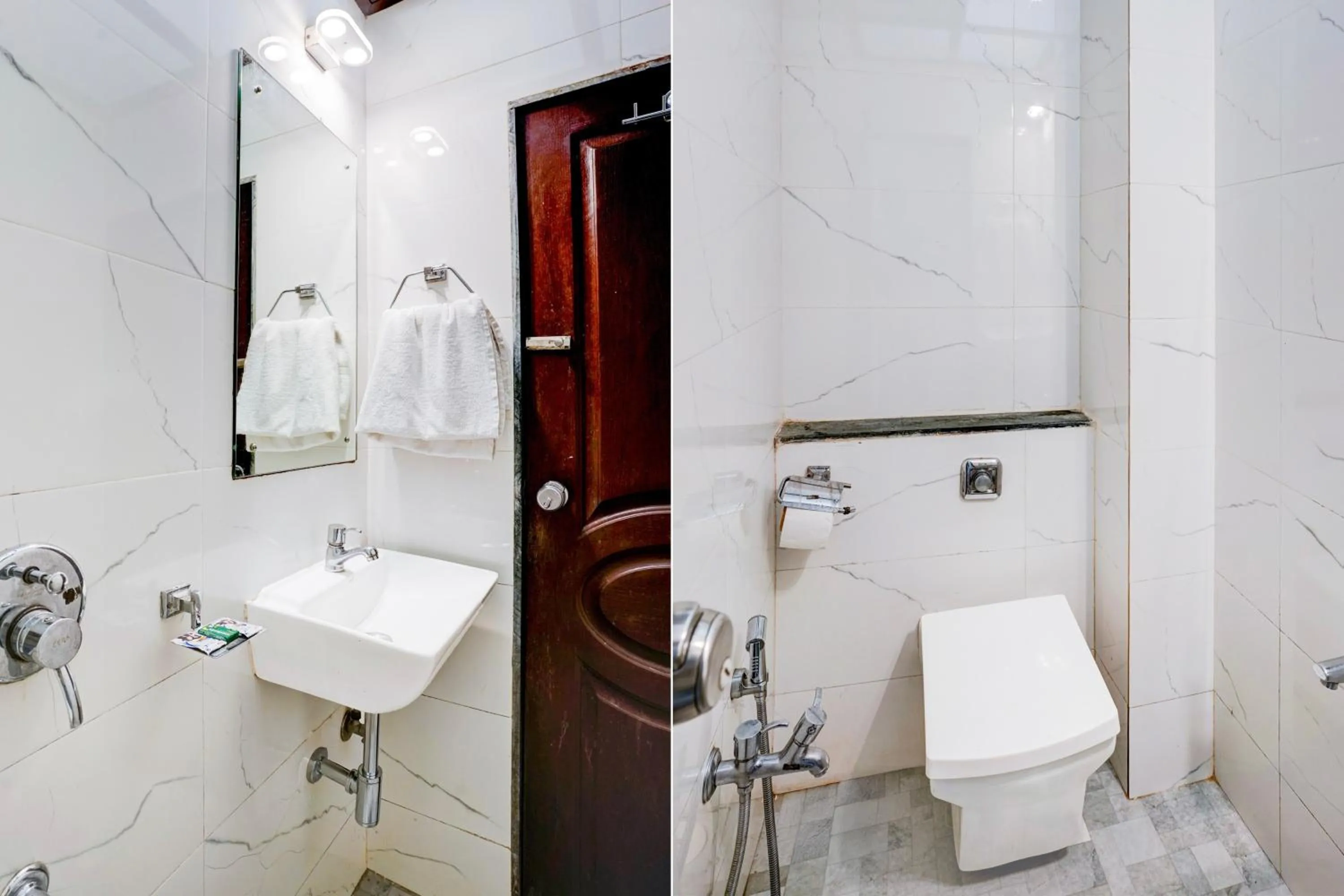 Bathroom in Collection O Airport Metro Andheri East