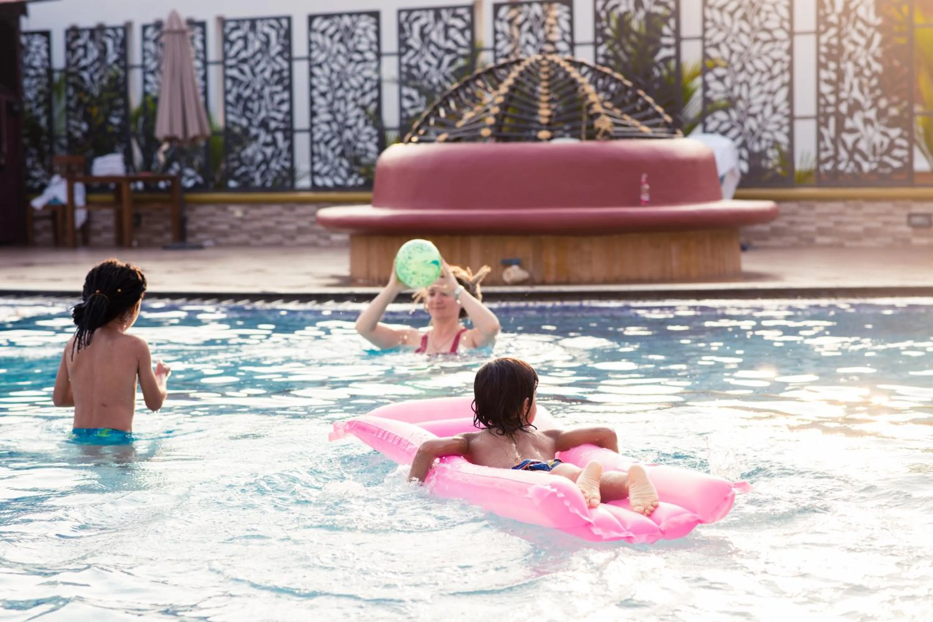 Swimming pool in The Grand Leoney Resort