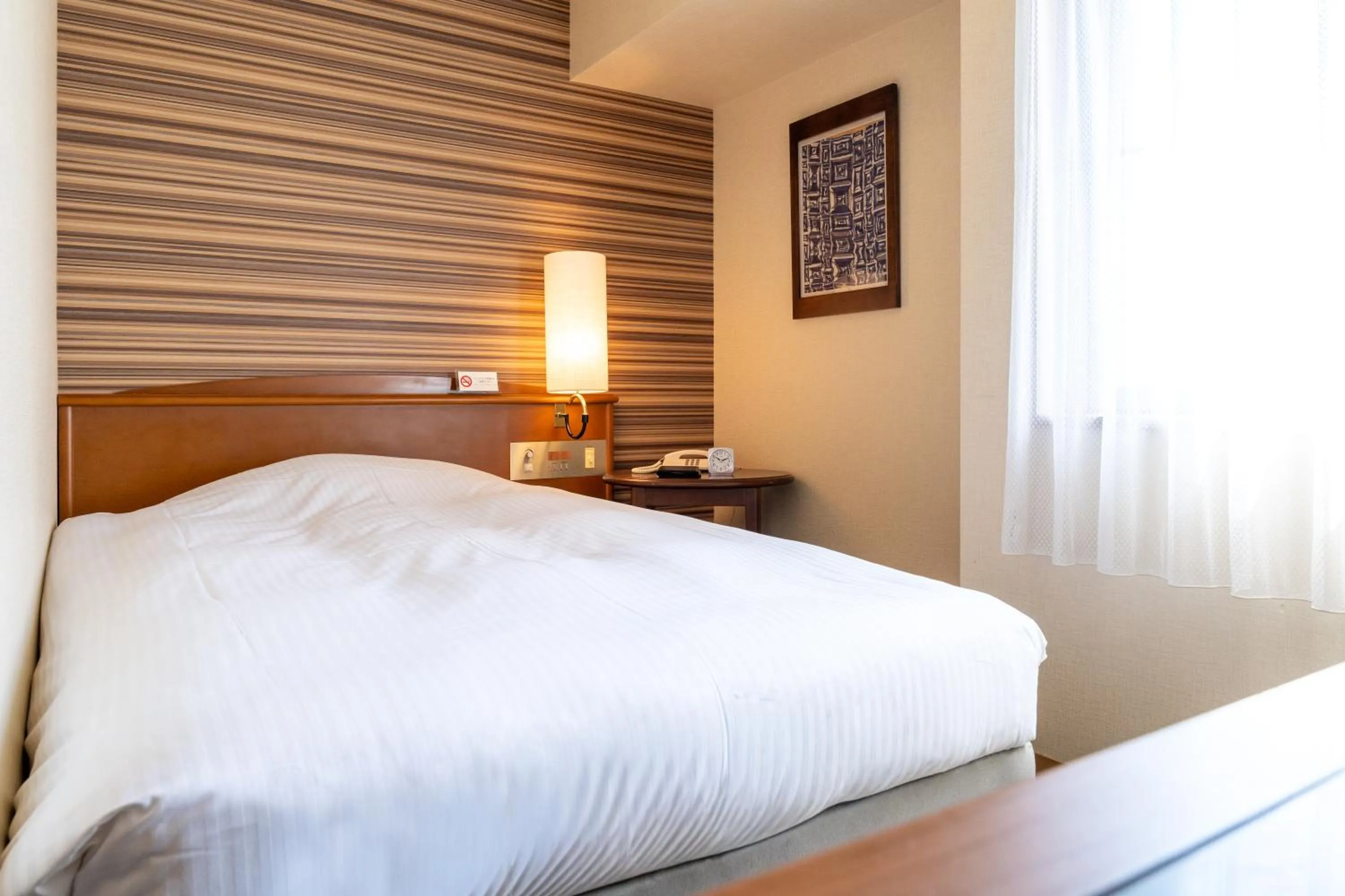 Bed in Mori-no-Hotel Sendai