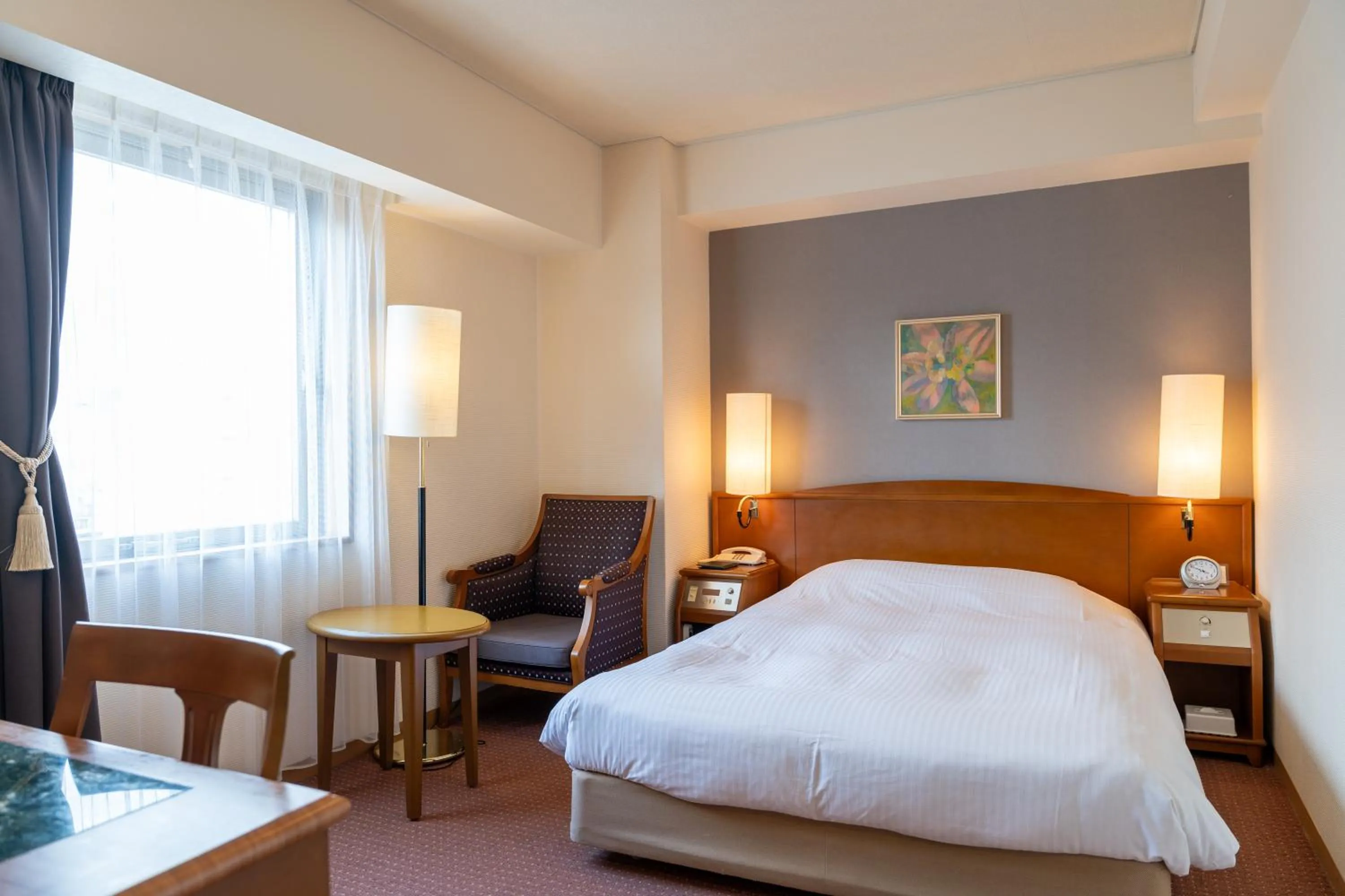 Bed in Mori-no-Hotel Sendai