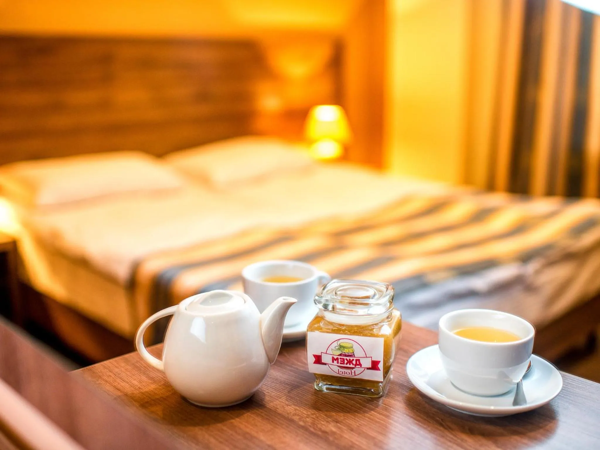 Decorative detail, Bed in Lviv Central Jam Hotel