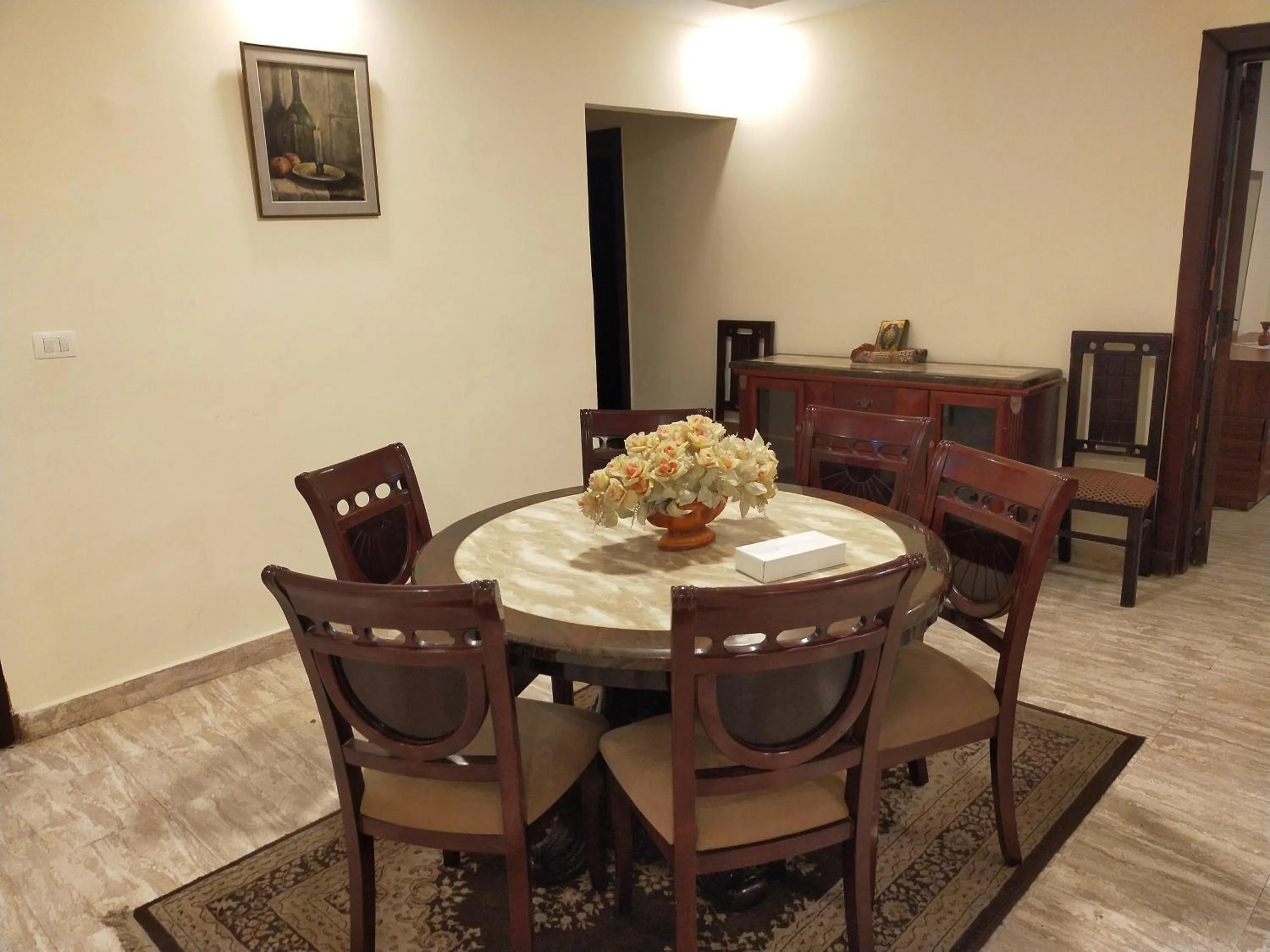 Dining area in 26th of July Apartments