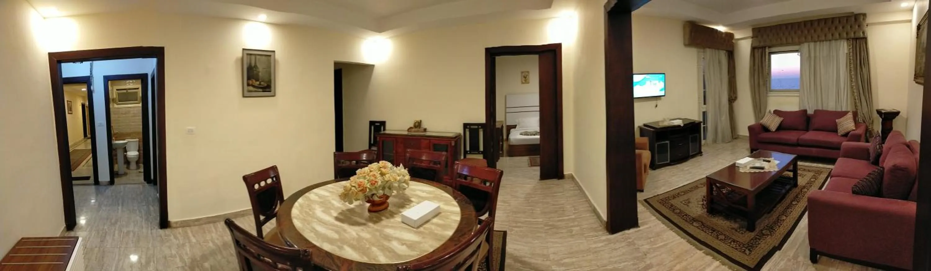 Living room in 26th of July Apartments