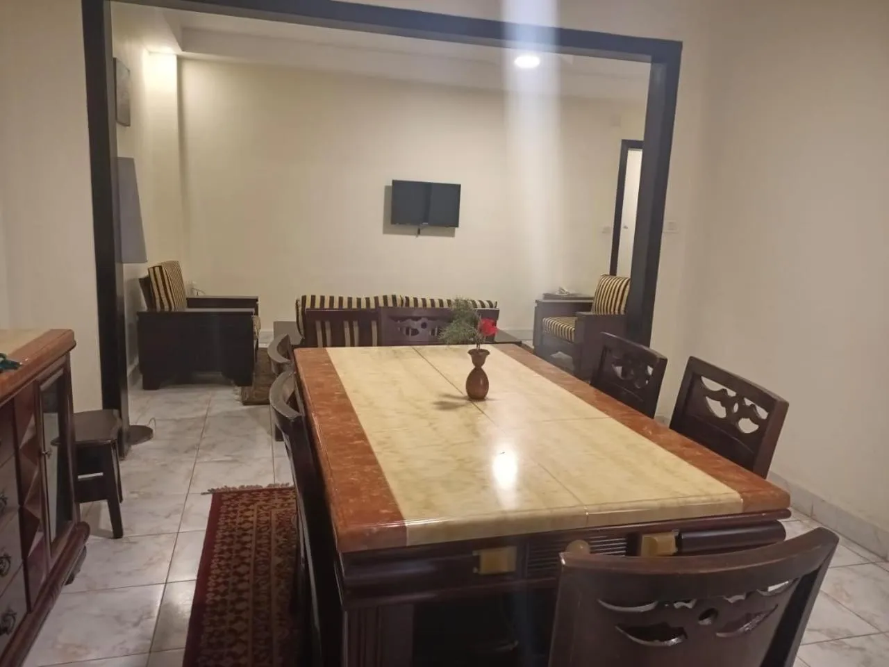 Living room in 26th of July Apartments