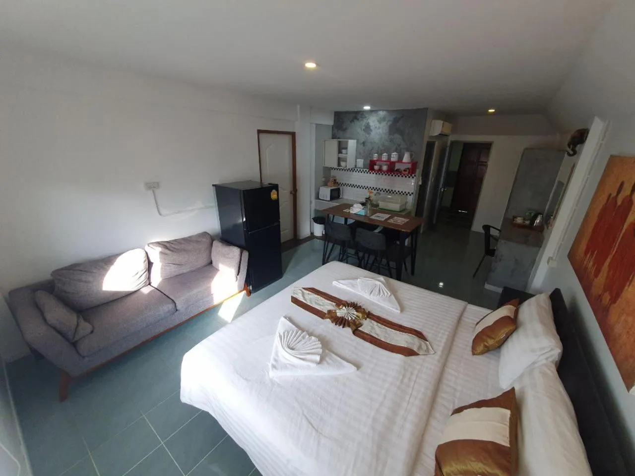 Bed in Samui Green Hotel