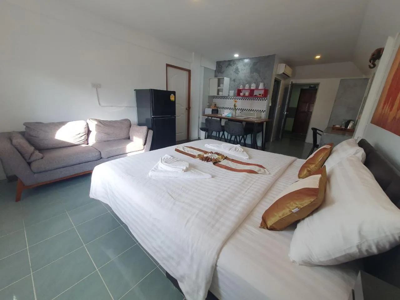 Bed in Samui Green Hotel