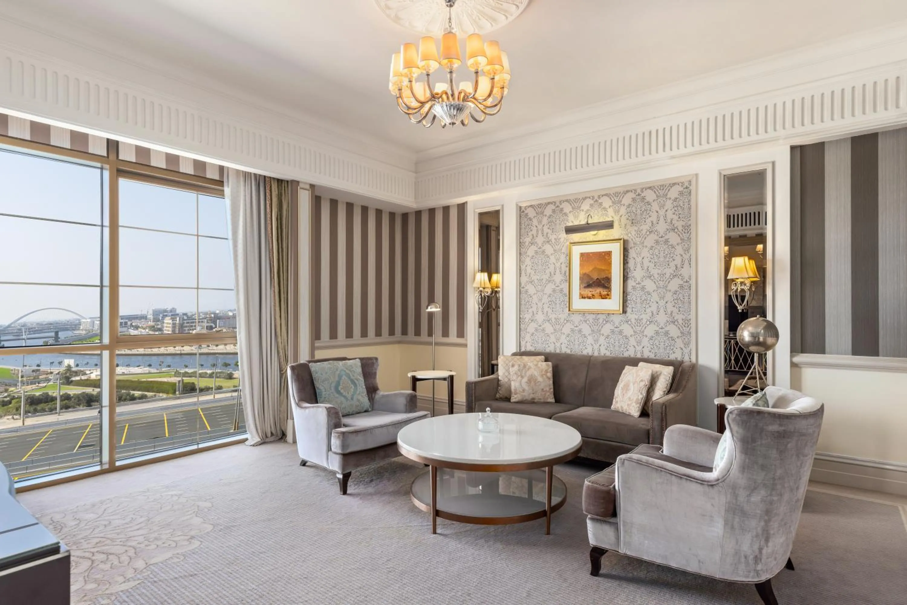 Seating area in Al Habtoor Palace - Preferred Hotels & Resorts