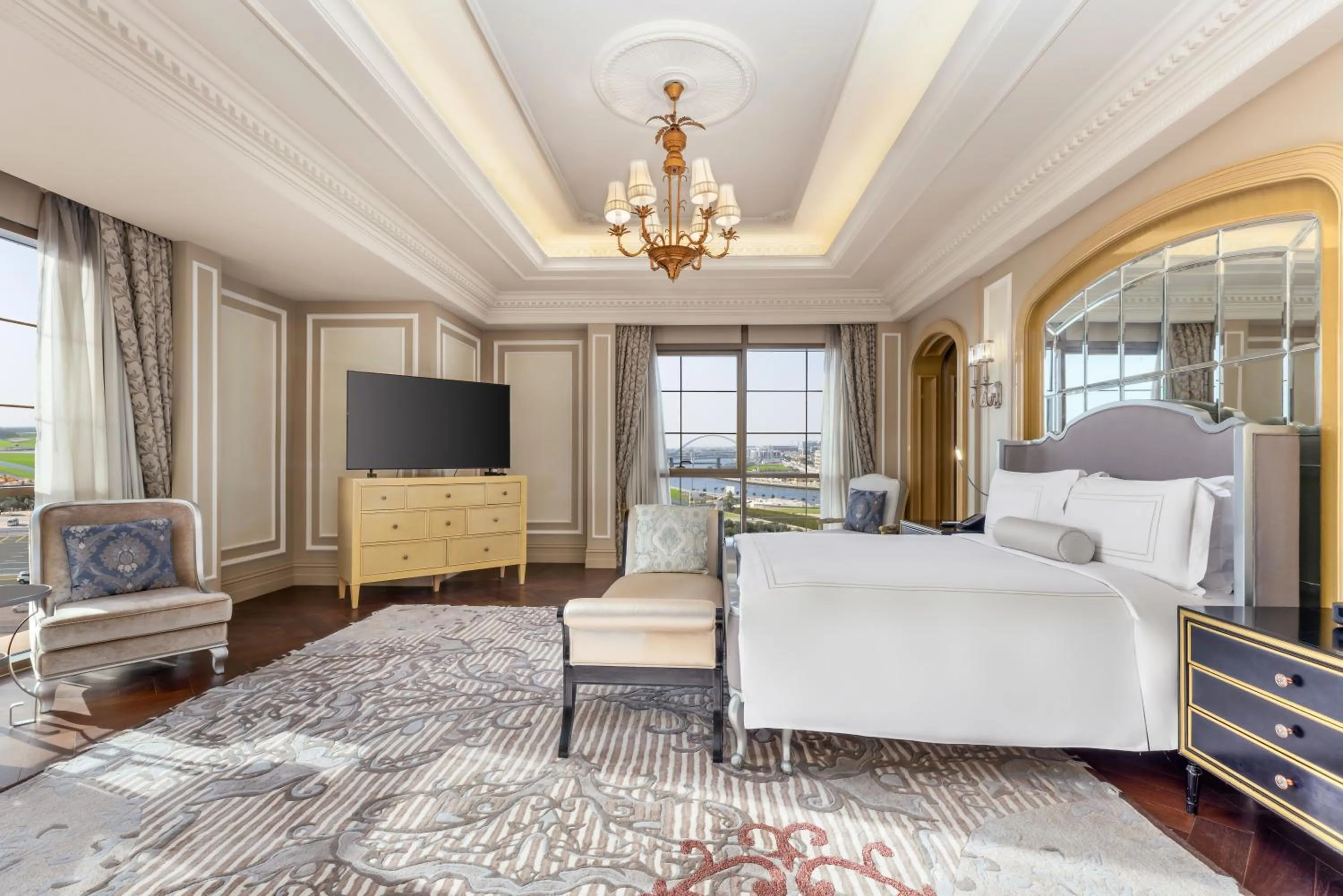 Bed in Al Habtoor Palace - Preferred Hotels & Resorts