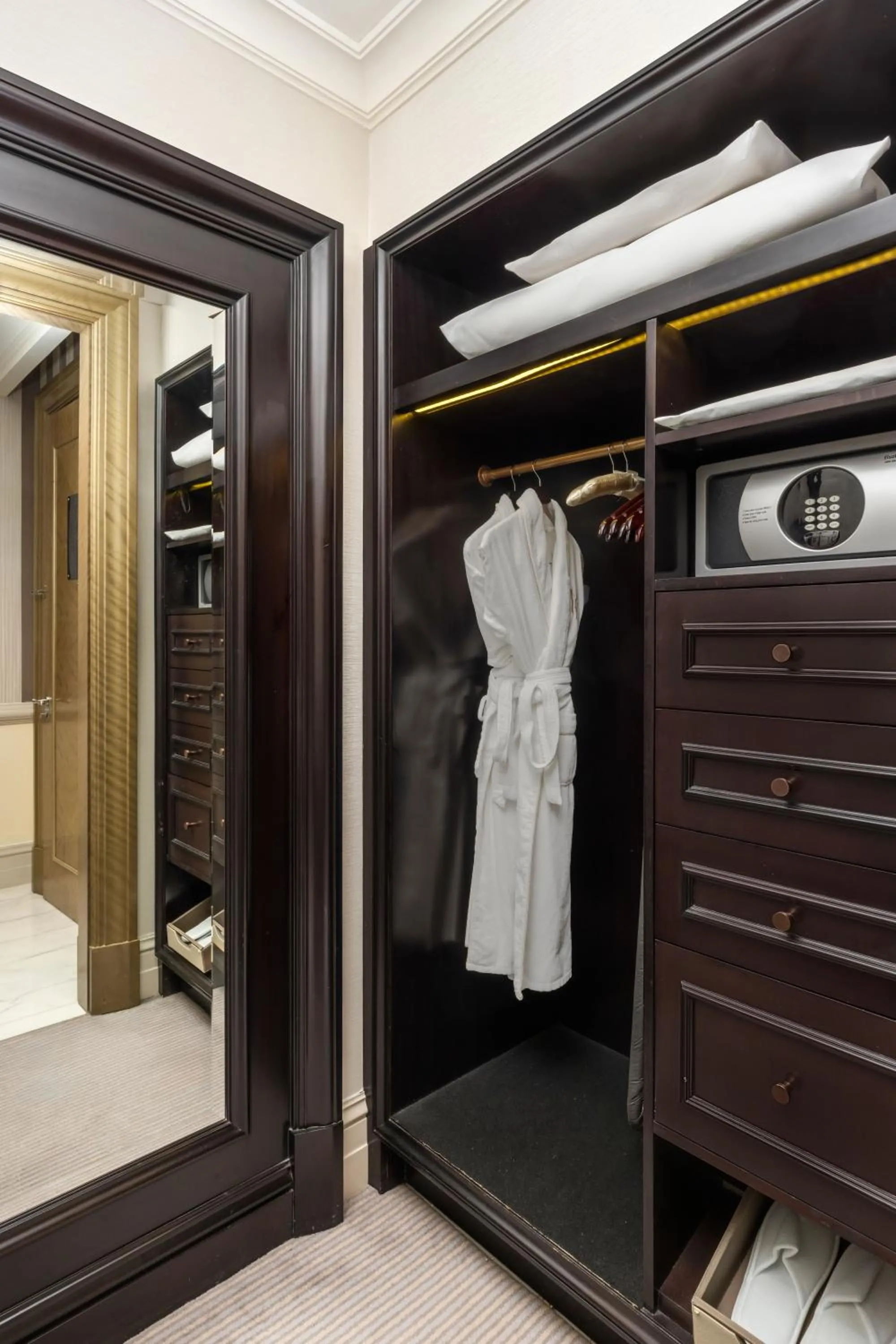 wardrobe in Al Habtoor Palace - Preferred Hotels & Resorts