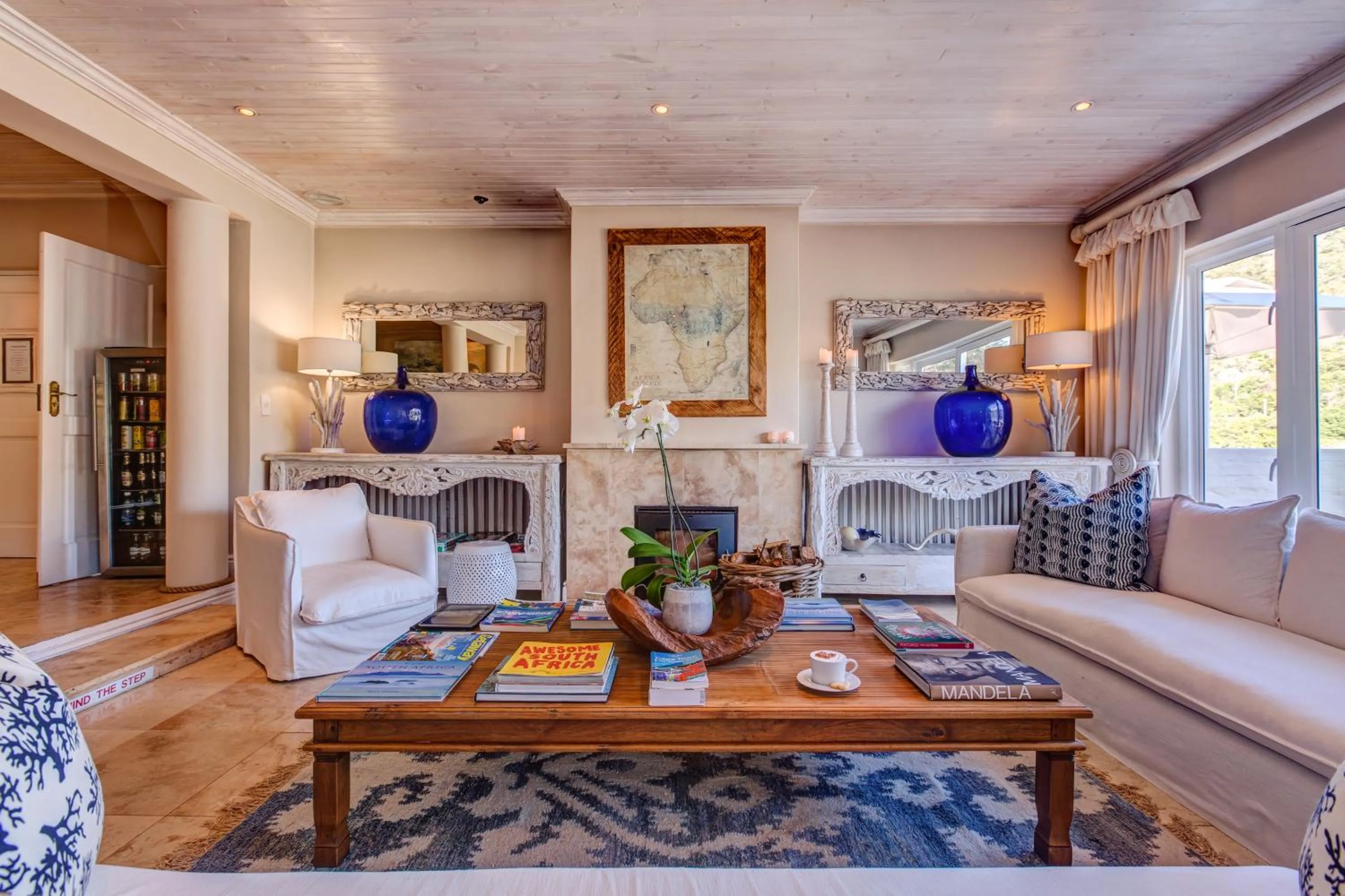 Seating area in Amanzi Island Boutique Hotel