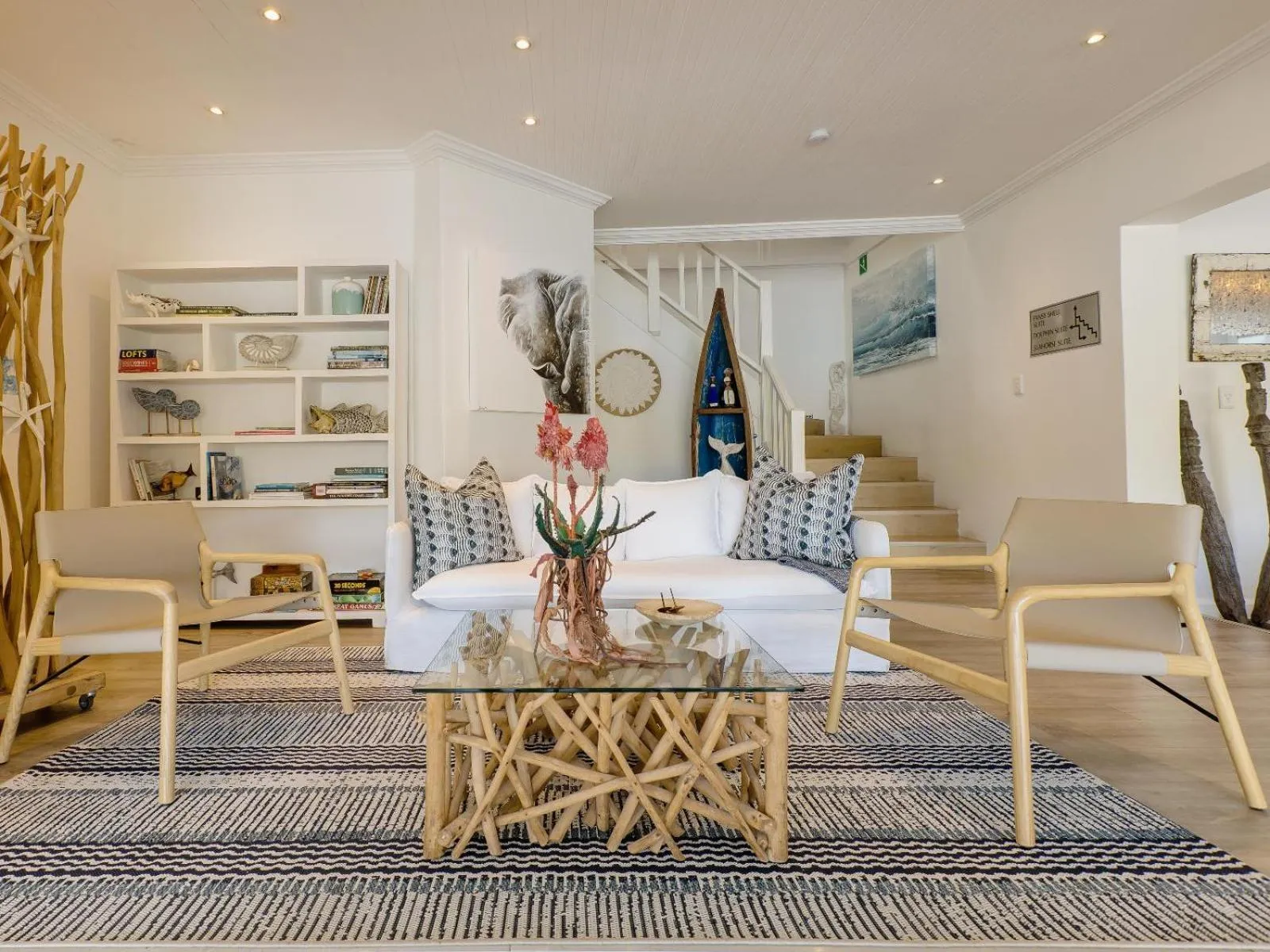 Living room in Amanzi Island Boutique Hotel