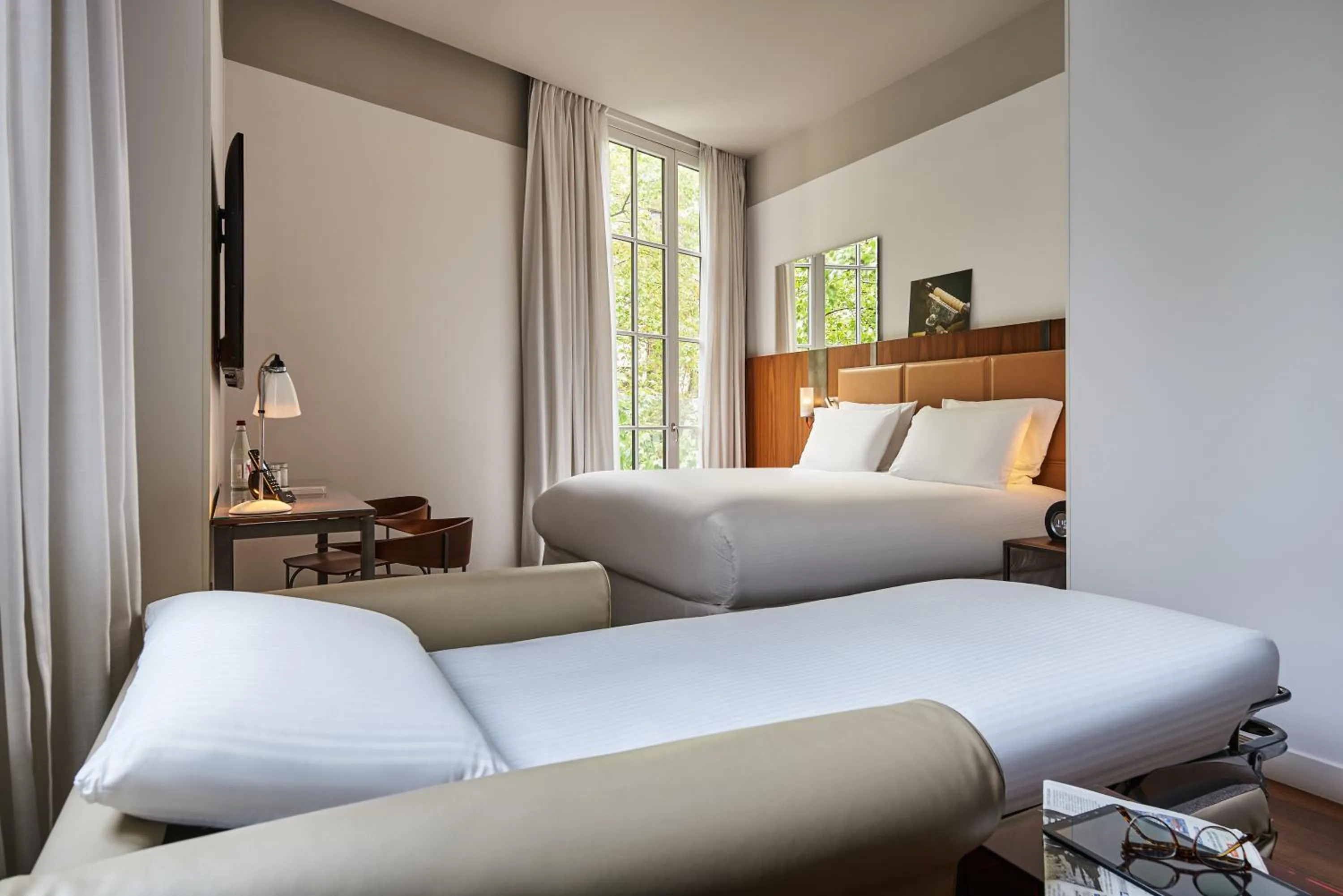 Bedroom, Bed in Boutet Bastille Hotel Paris - MGallery Collection