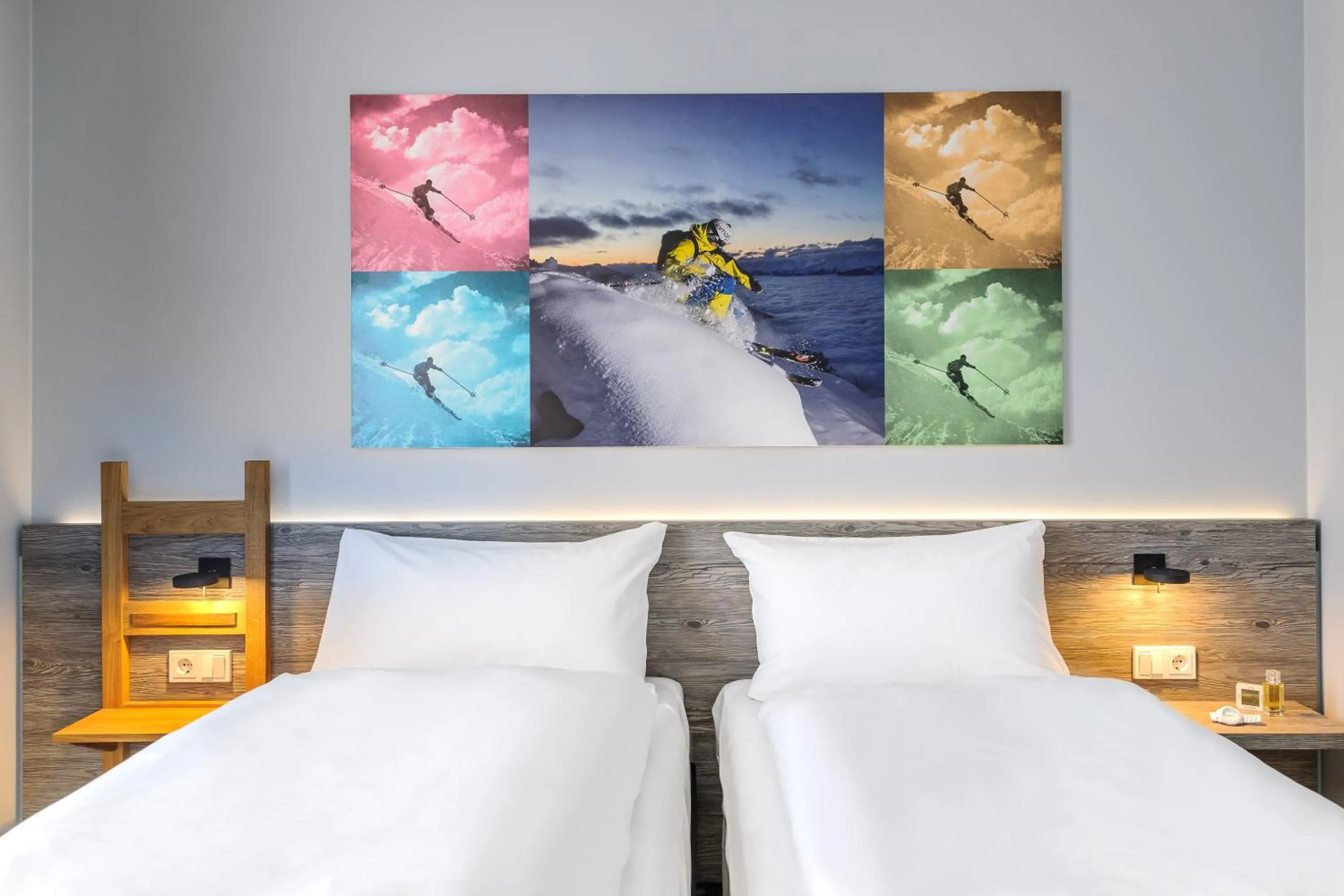 Photo of the whole room, Bed in Felix Hotel Kaufbeuren