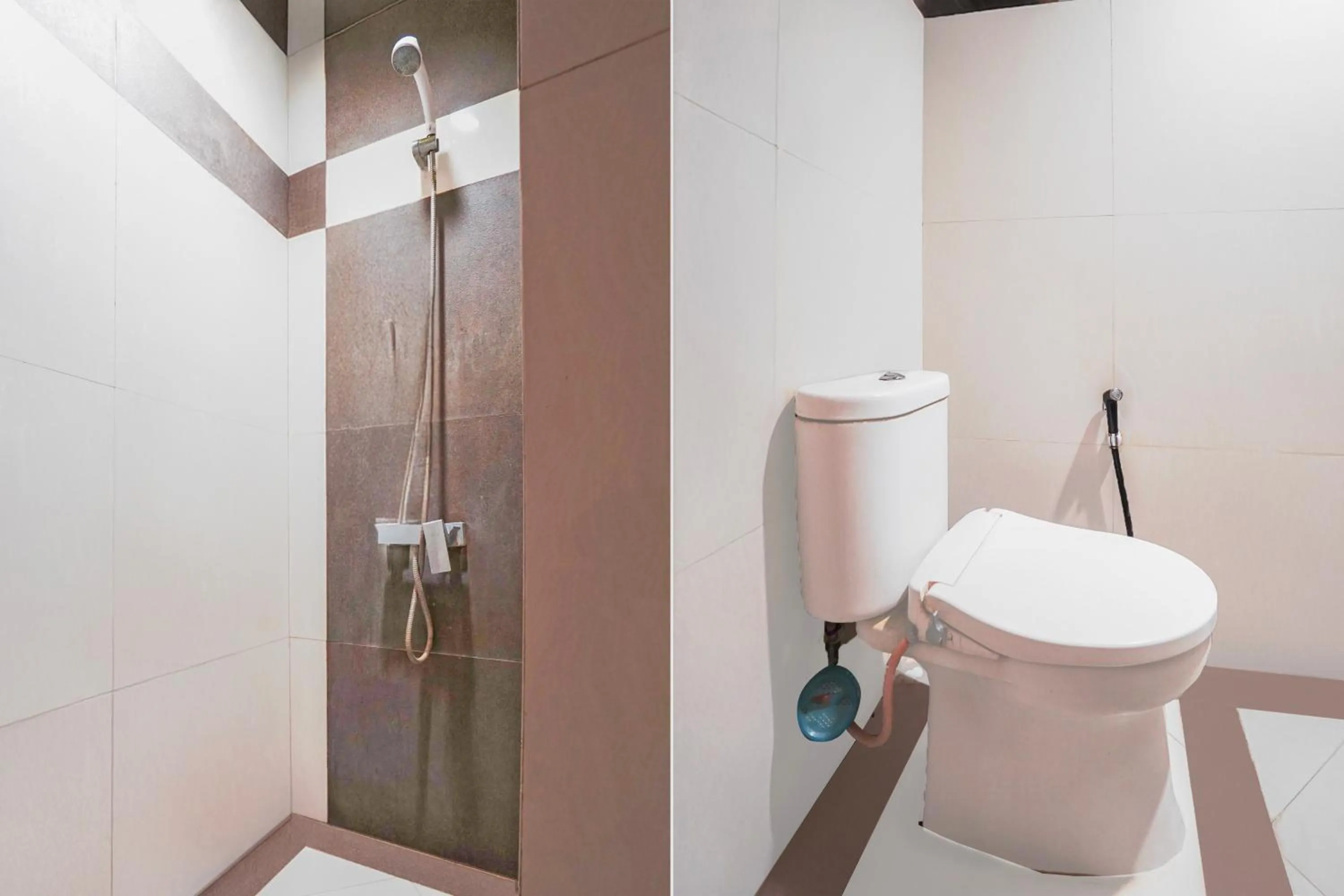 Bathroom in Hotel O Symphony Homestay Tlogomas