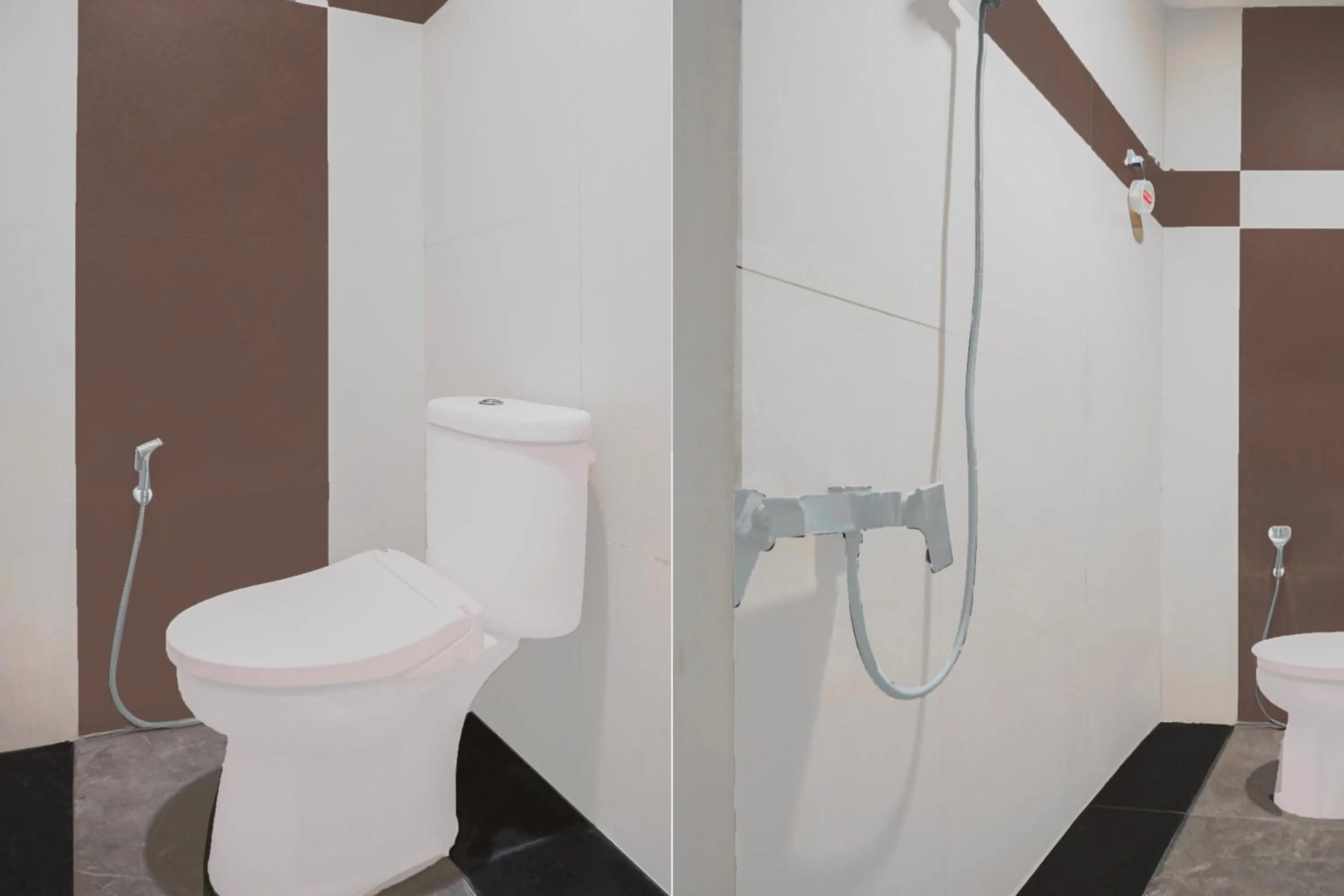 Bathroom in Hotel O Symphony Homestay Tlogomas