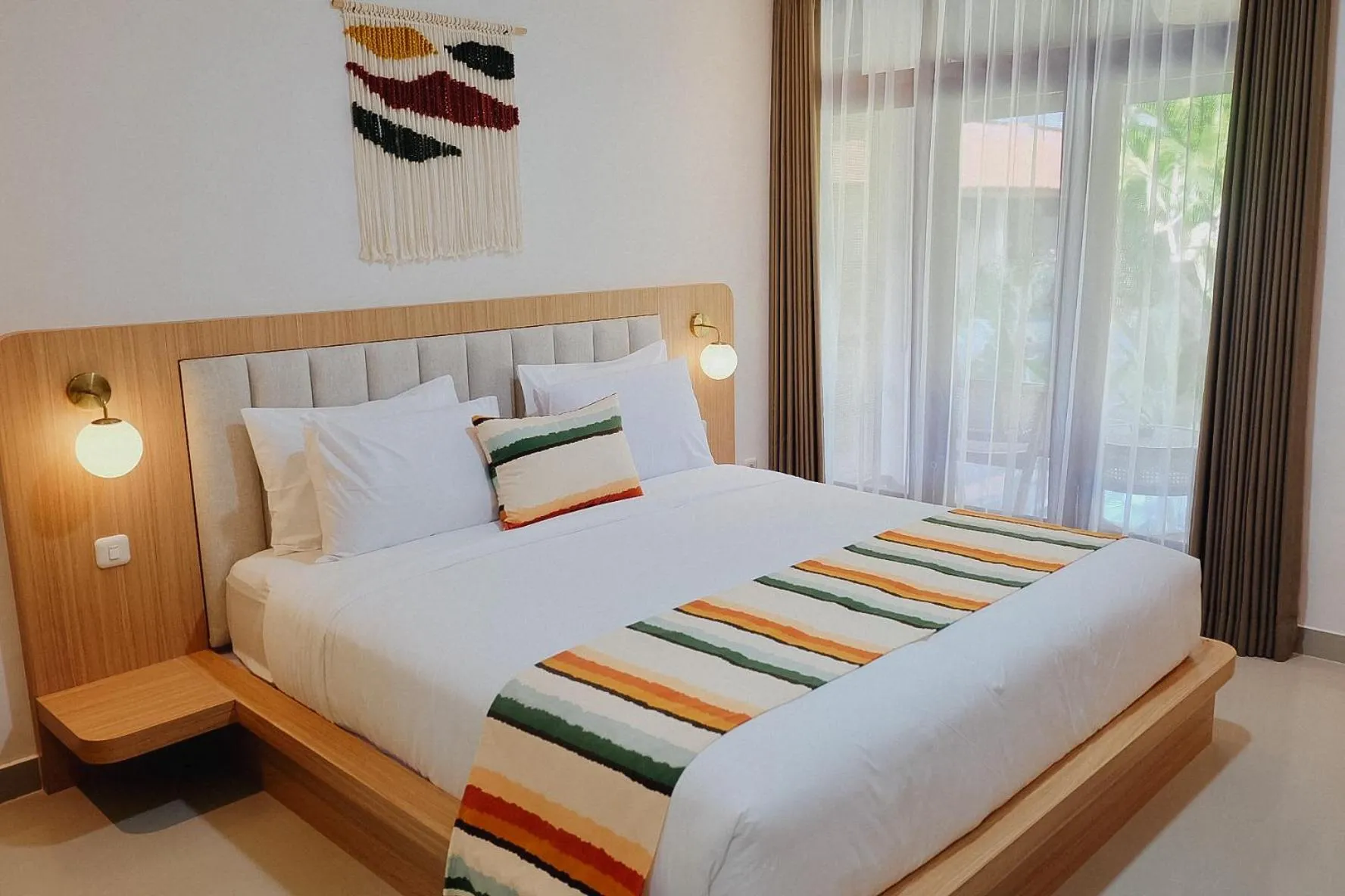 Bed in Bali Wirasana Inn