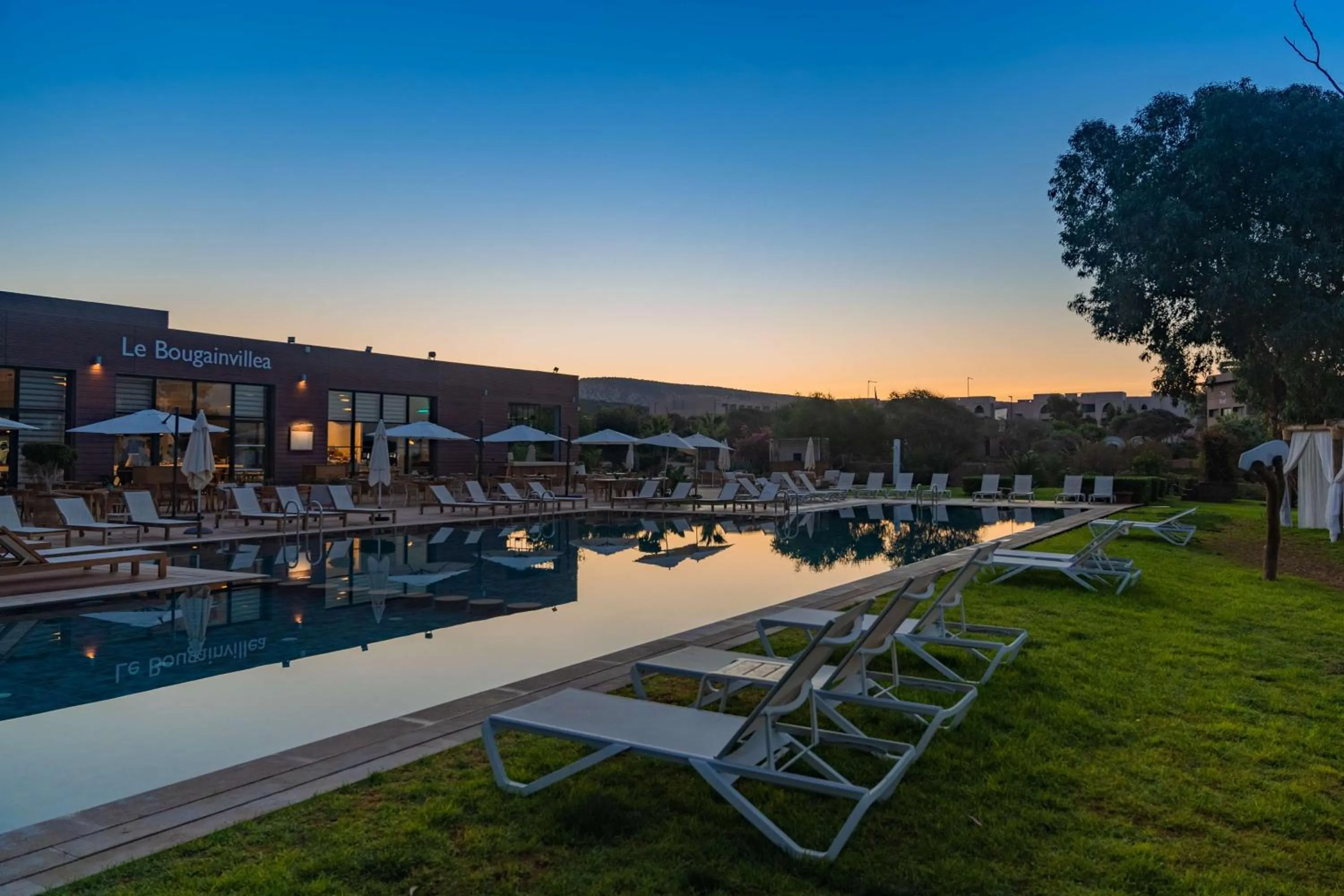 Pool view in Radisson Blu Resort Taghazout Bay Surf Village