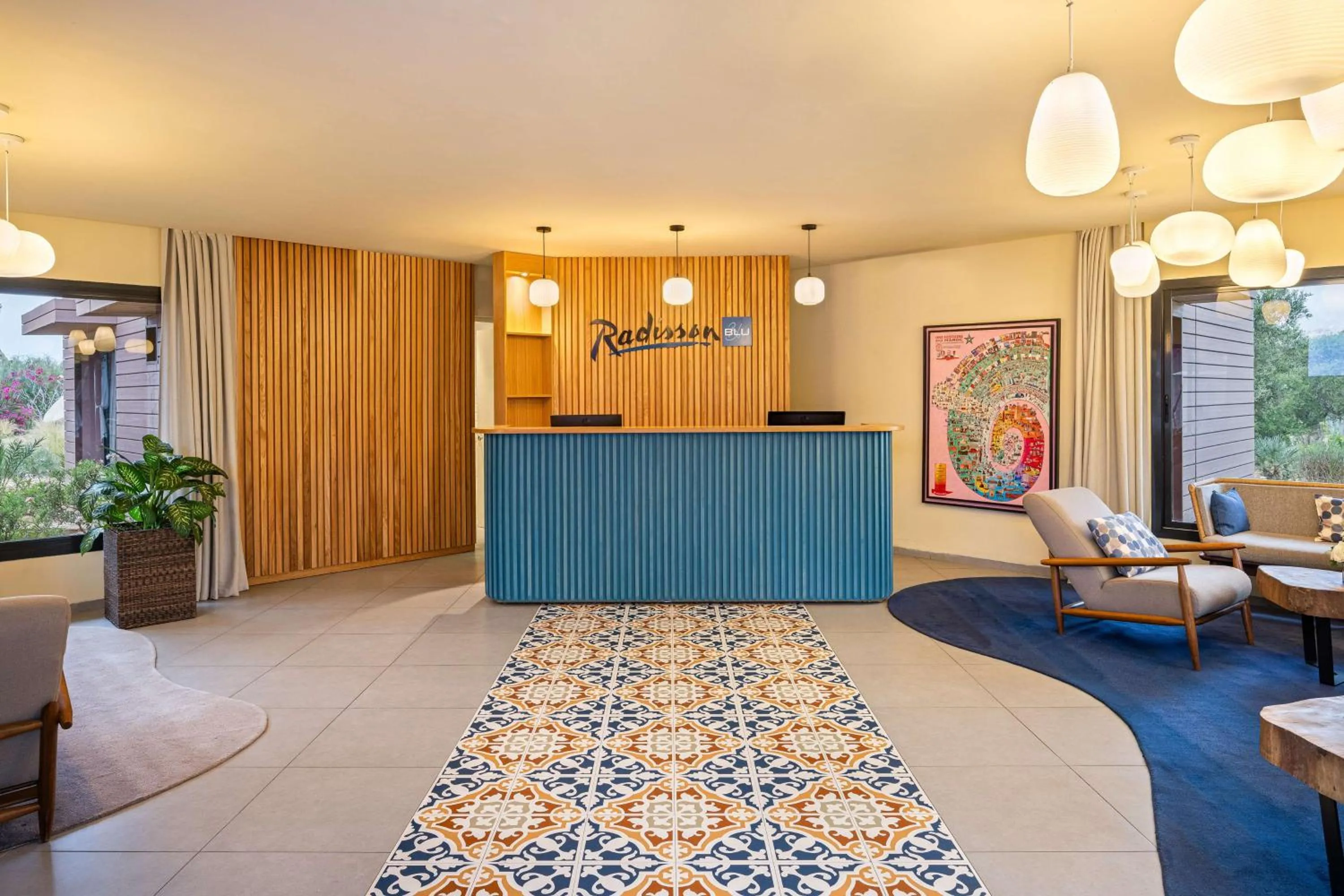 Lobby or reception in Radisson Blu Resort Taghazout Bay Surf Village