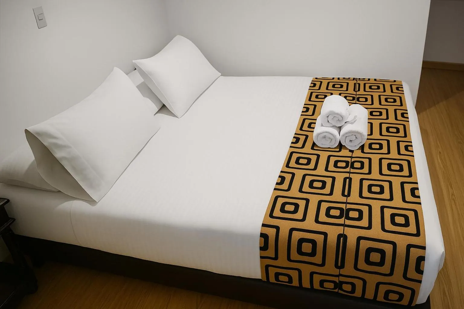 Bed in Mongui Plaza Hotel