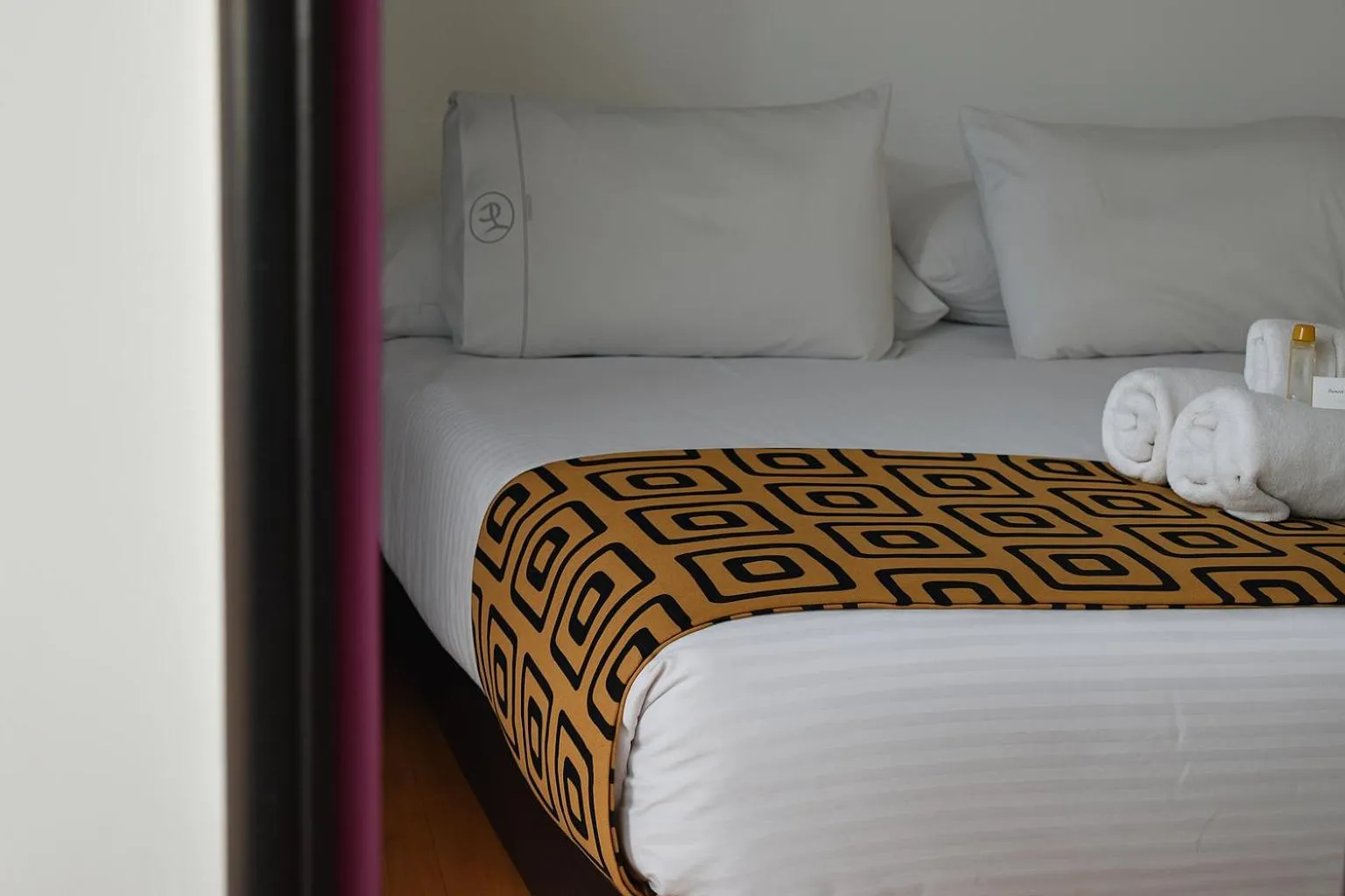 Bed in Mongui Plaza Hotel