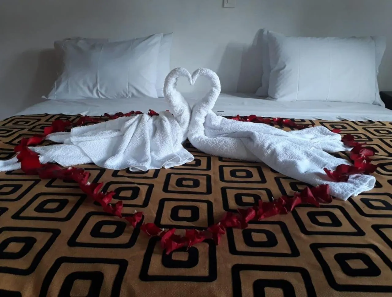 Bed in Mongui Plaza Hotel