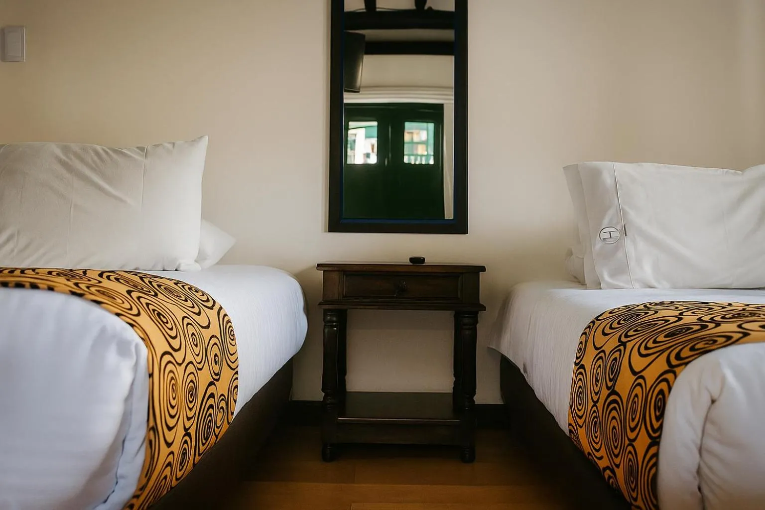 Bed in Mongui Plaza Hotel