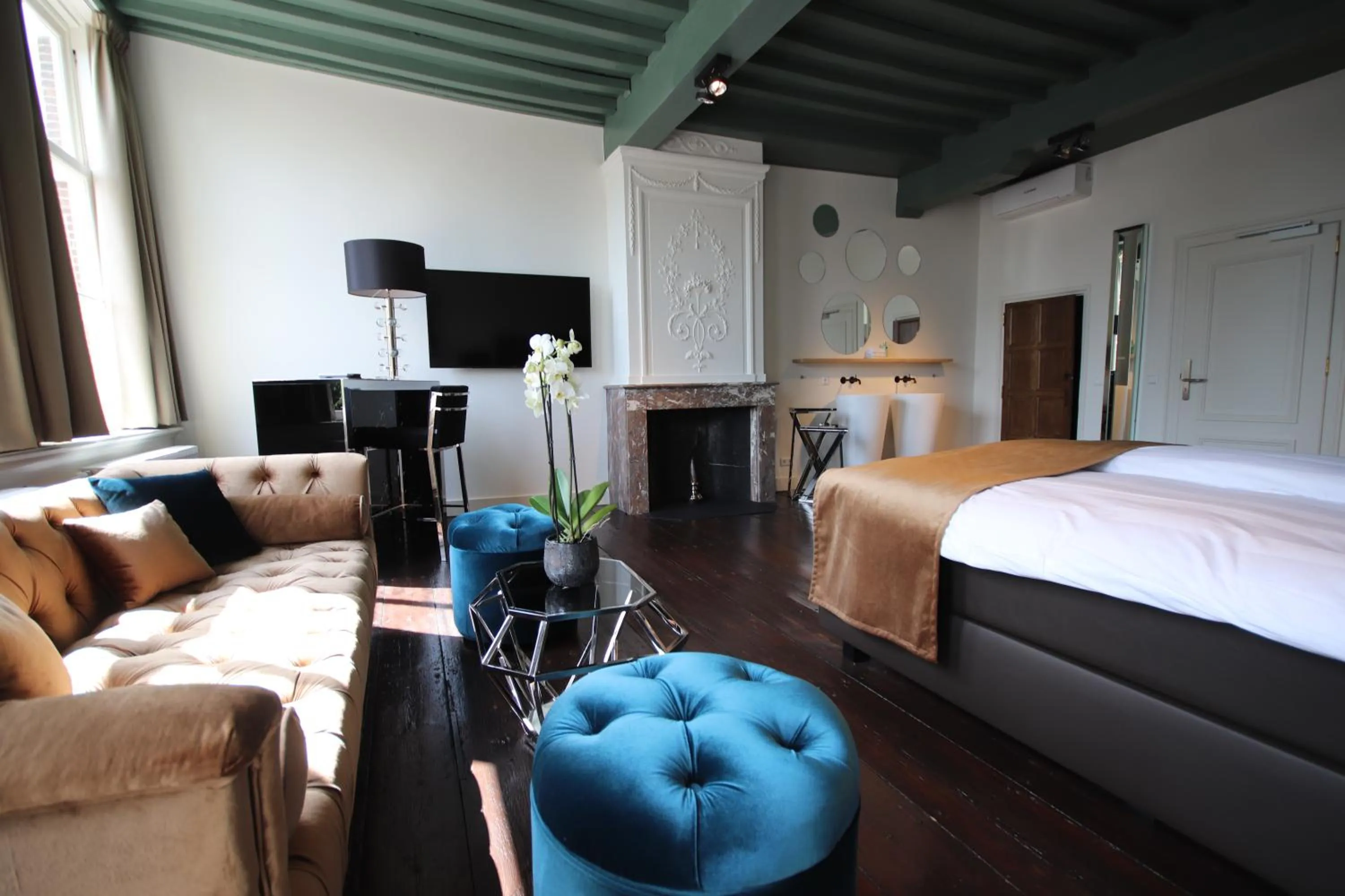 Bed in Boutique Hotel Steenhof Suites - Adults Only