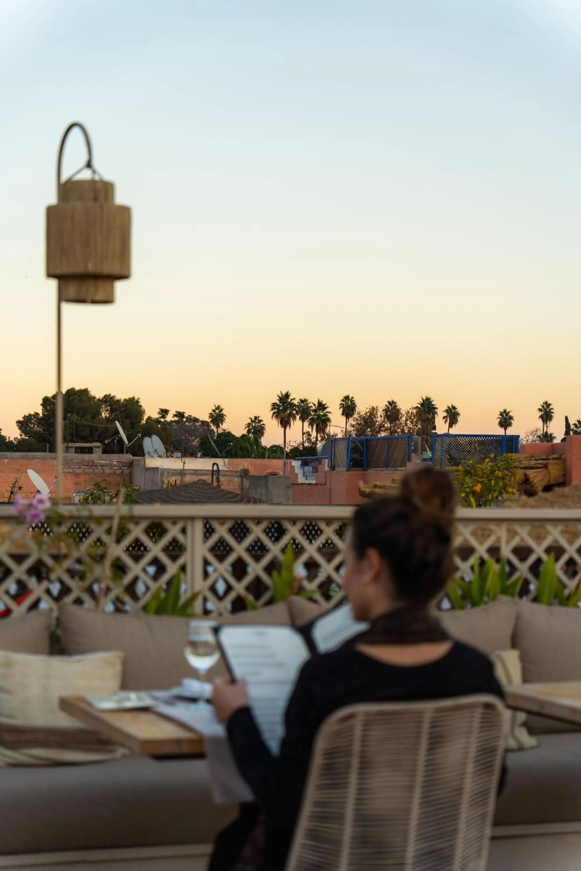 Patio in Almaha Marrakech Restaurant & SPA