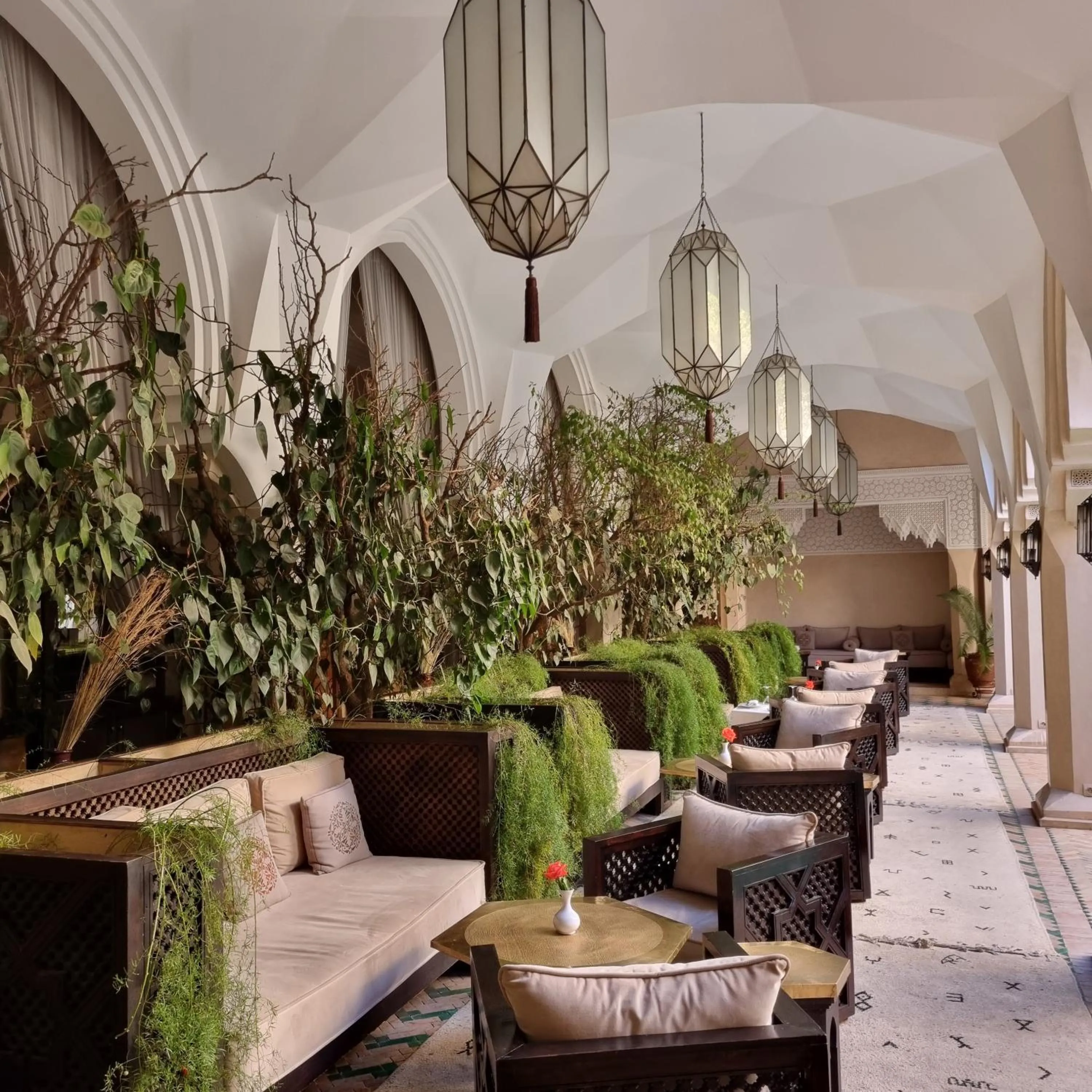 Lobby or reception in Almaha Marrakech Restaurant & SPA