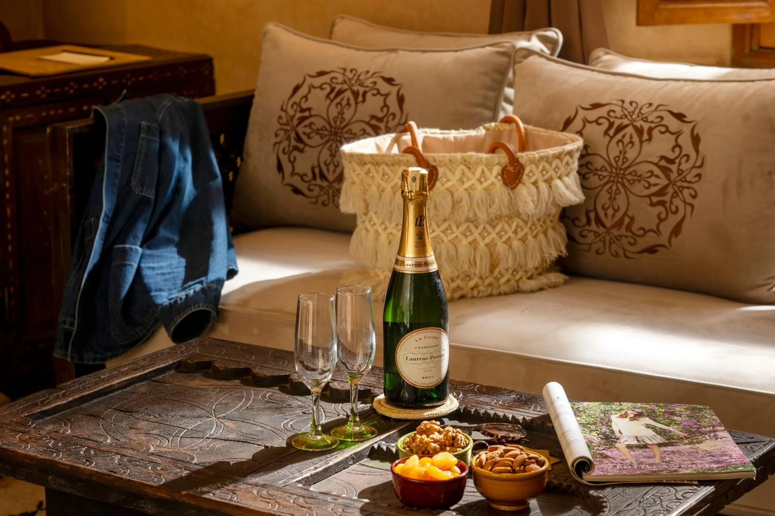 Living room in Almaha Marrakech Restaurant & SPA