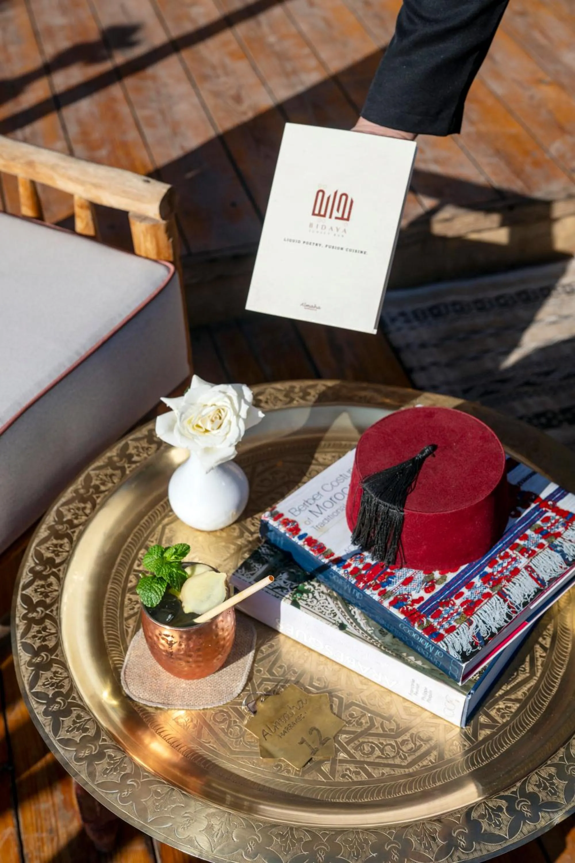 Food and drinks in Almaha Marrakech Restaurant & SPA