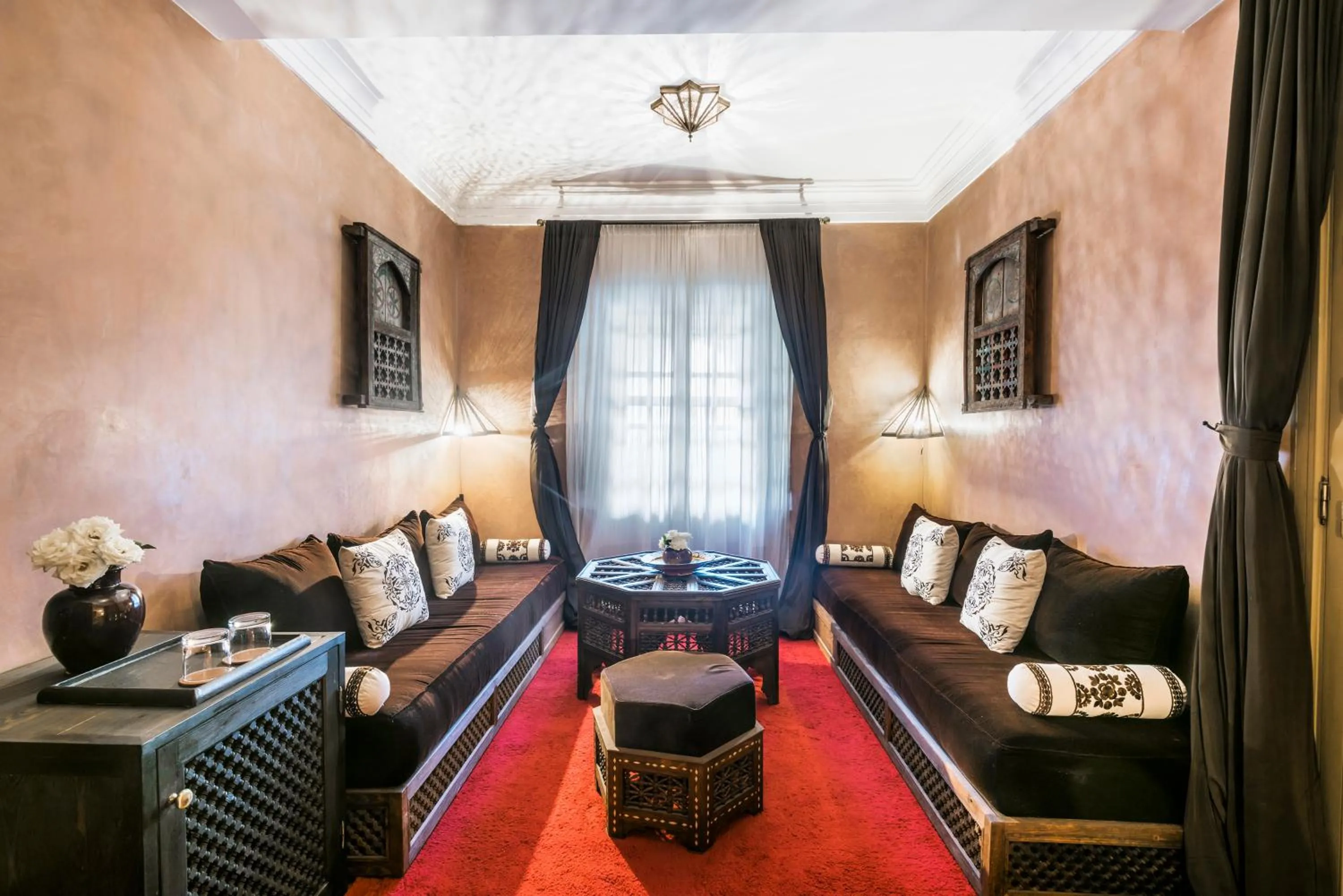 Living room in Almaha Marrakech Restaurant & SPA