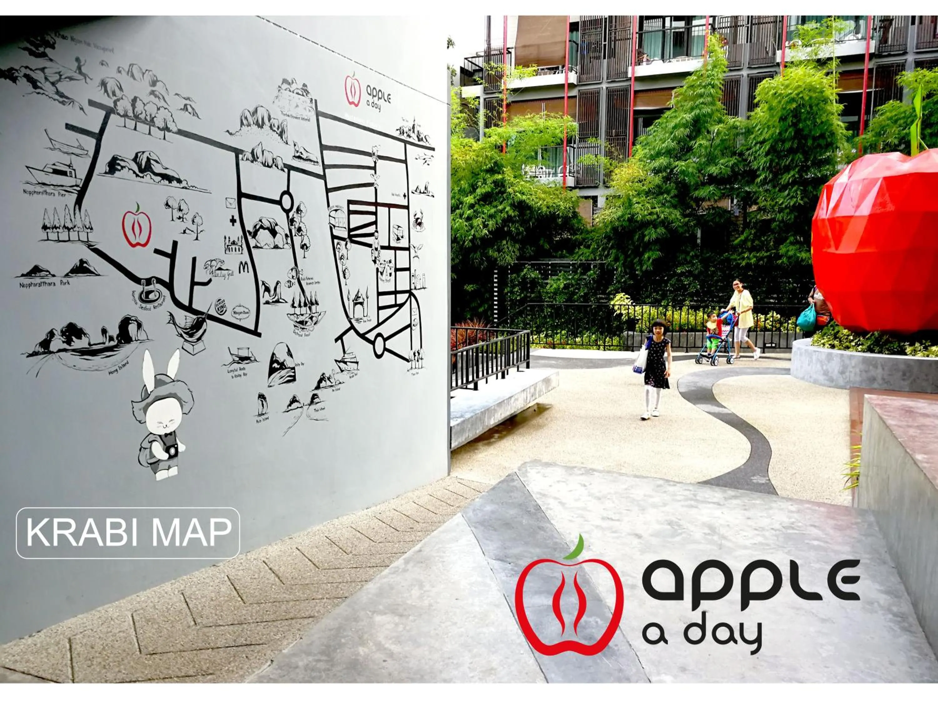 Facade/entrance in Apple A Day Resort Krabi, Ao Nang Beach