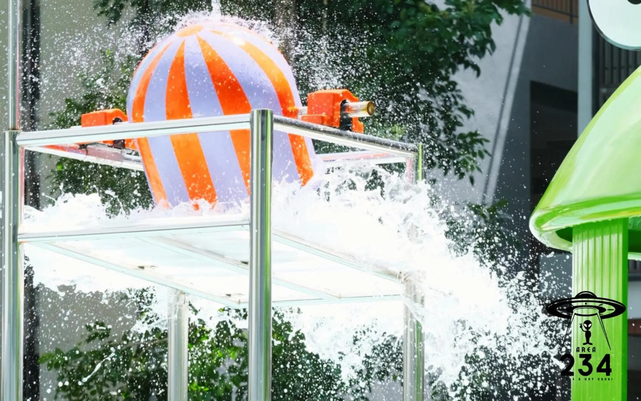 Aqua park in Apple A Day Resort Krabi, Ao Nang Beach