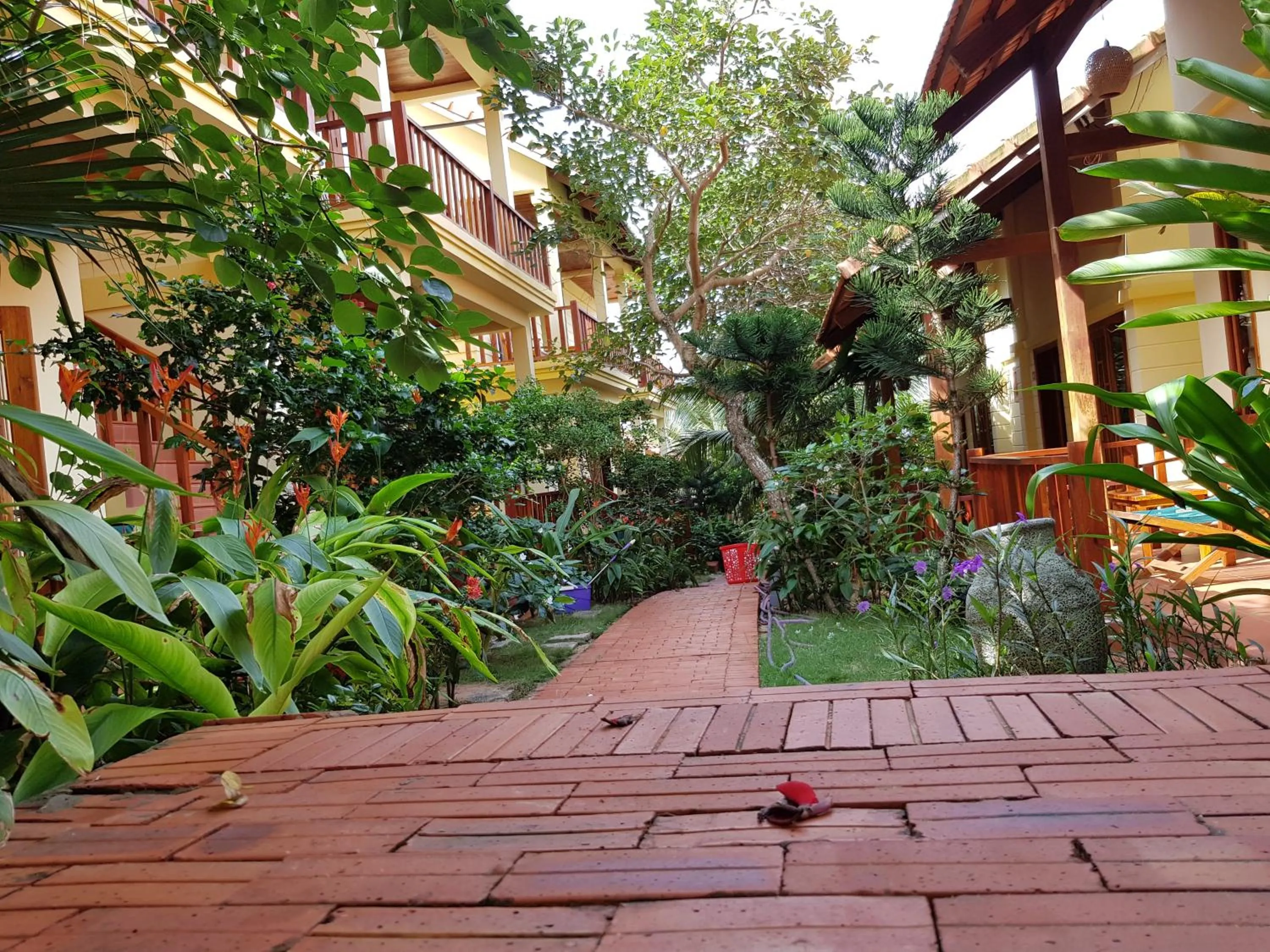 Garden in Free Beach Resort