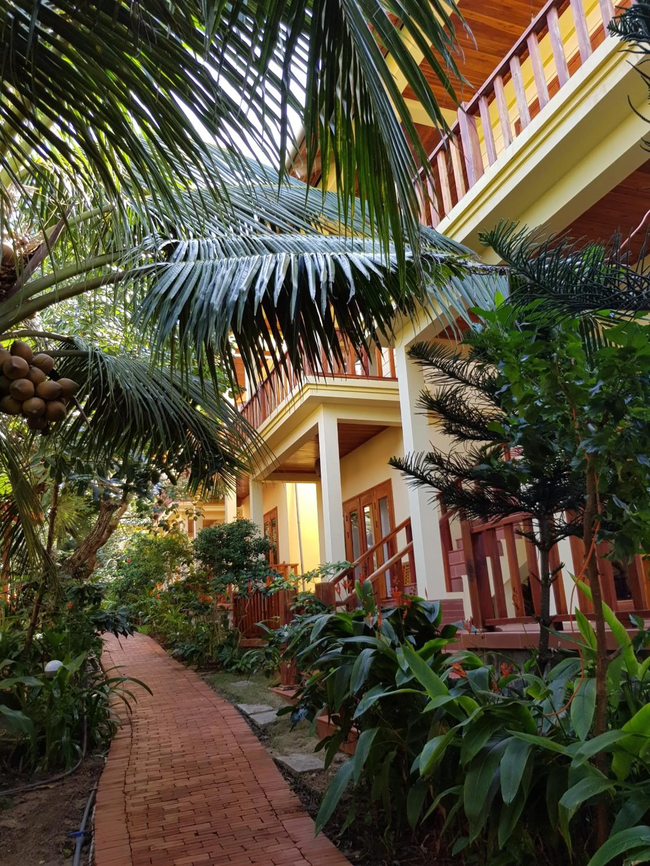 Garden view in Free Beach Resort