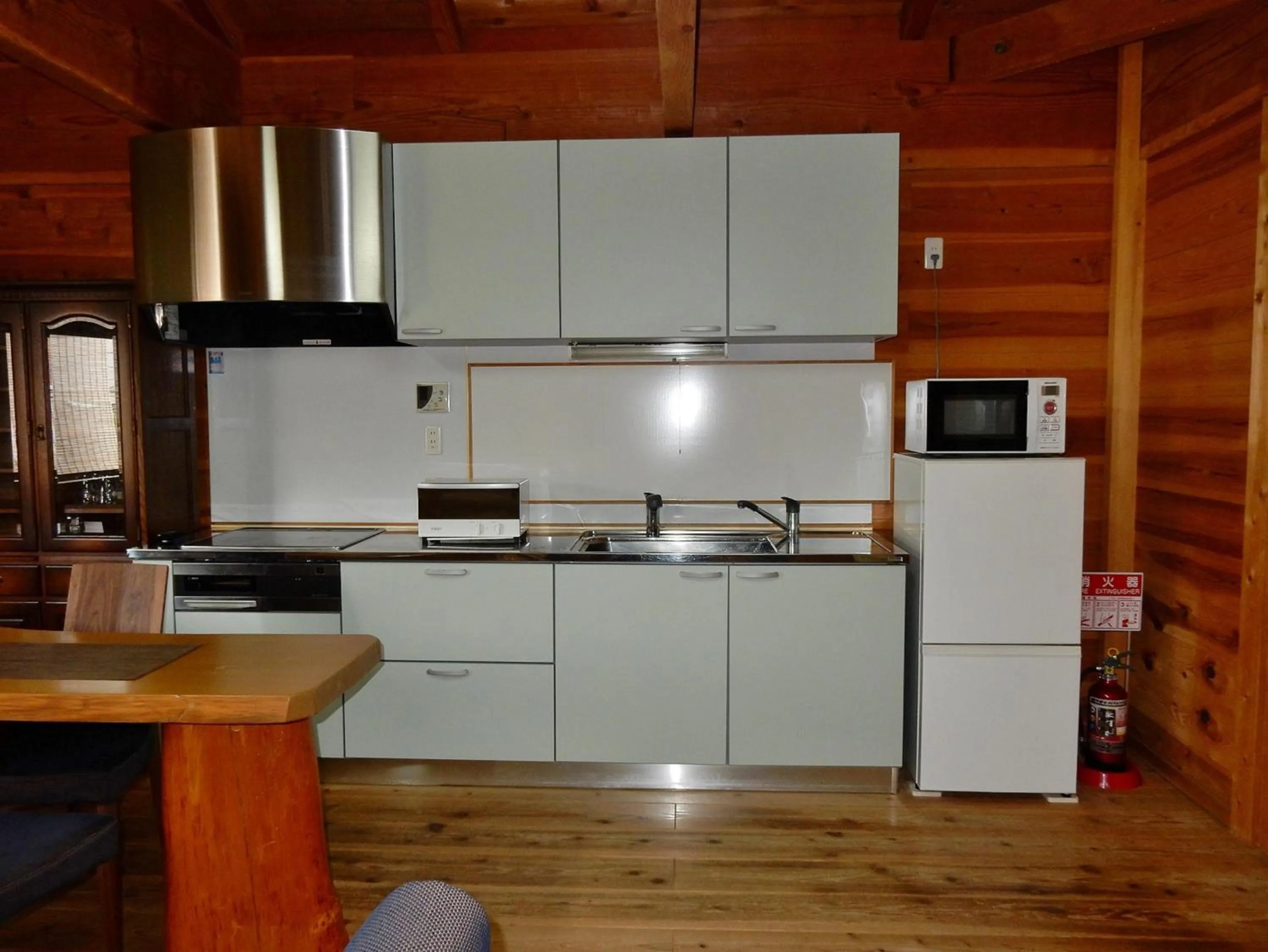 Kitchen or kitchenette in Yadoya Sanbou