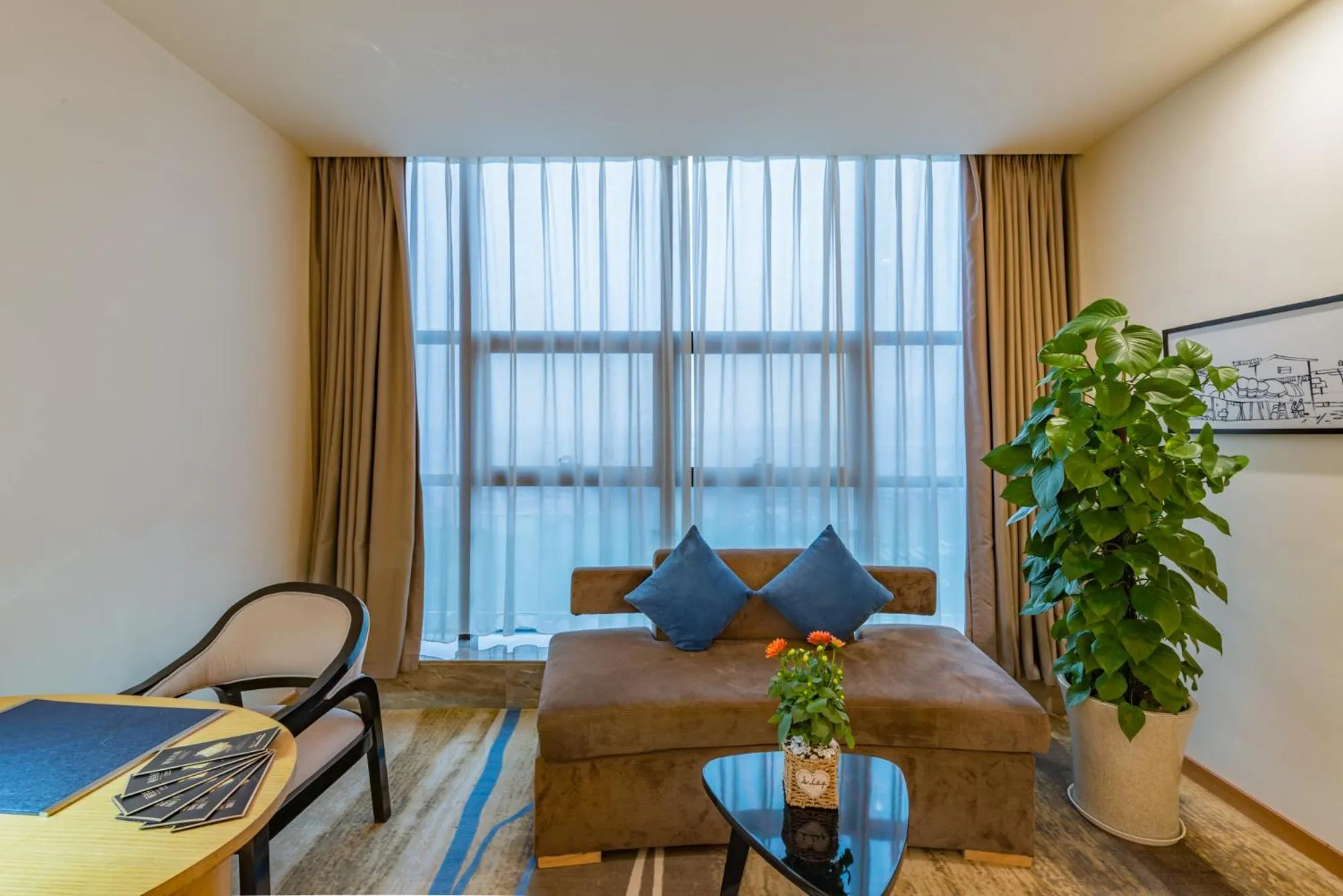 Seating area in 重庆尚高丽呈酒店